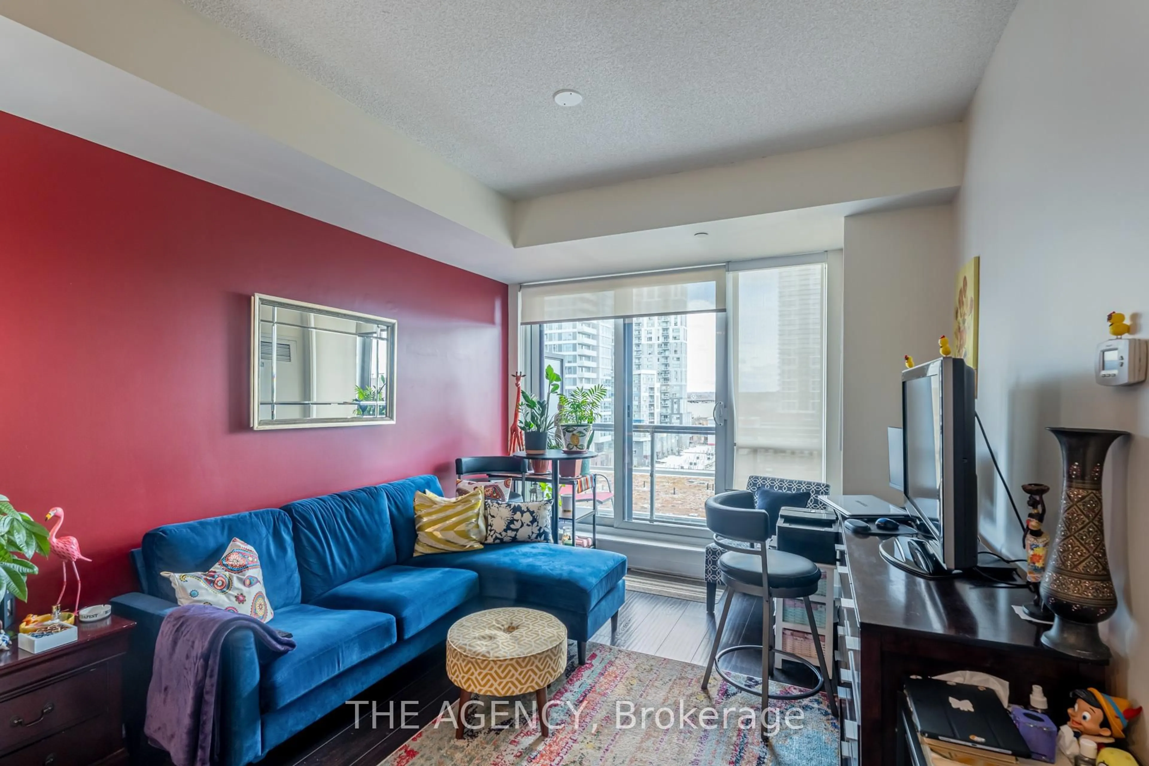 Living room with furniture, unknown for 55 Regent Park Blvd #801, Toronto Ontario M5A 0C2