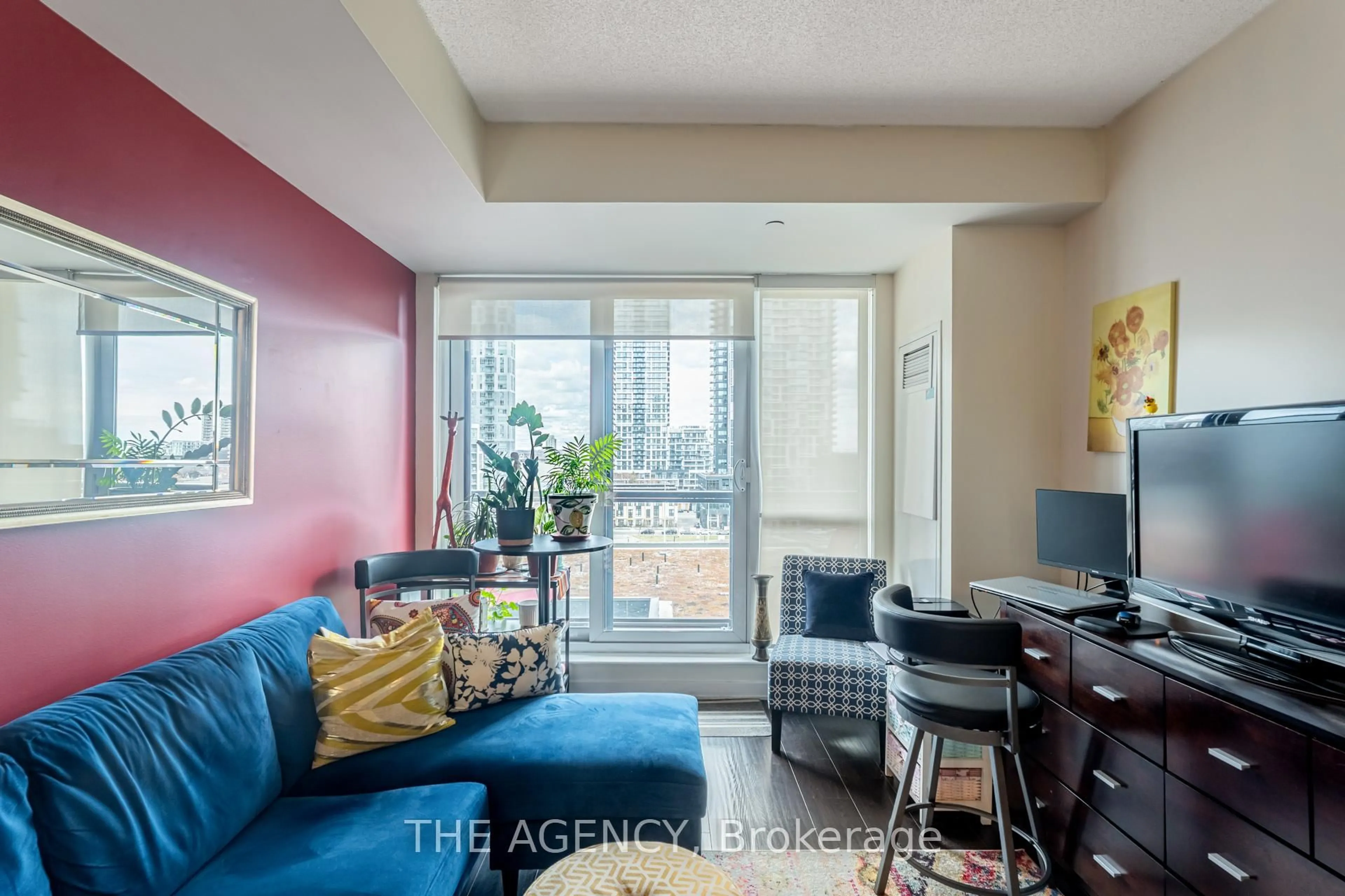 Living room with furniture, unknown for 55 Regent Park Blvd #801, Toronto Ontario M5A 0C2