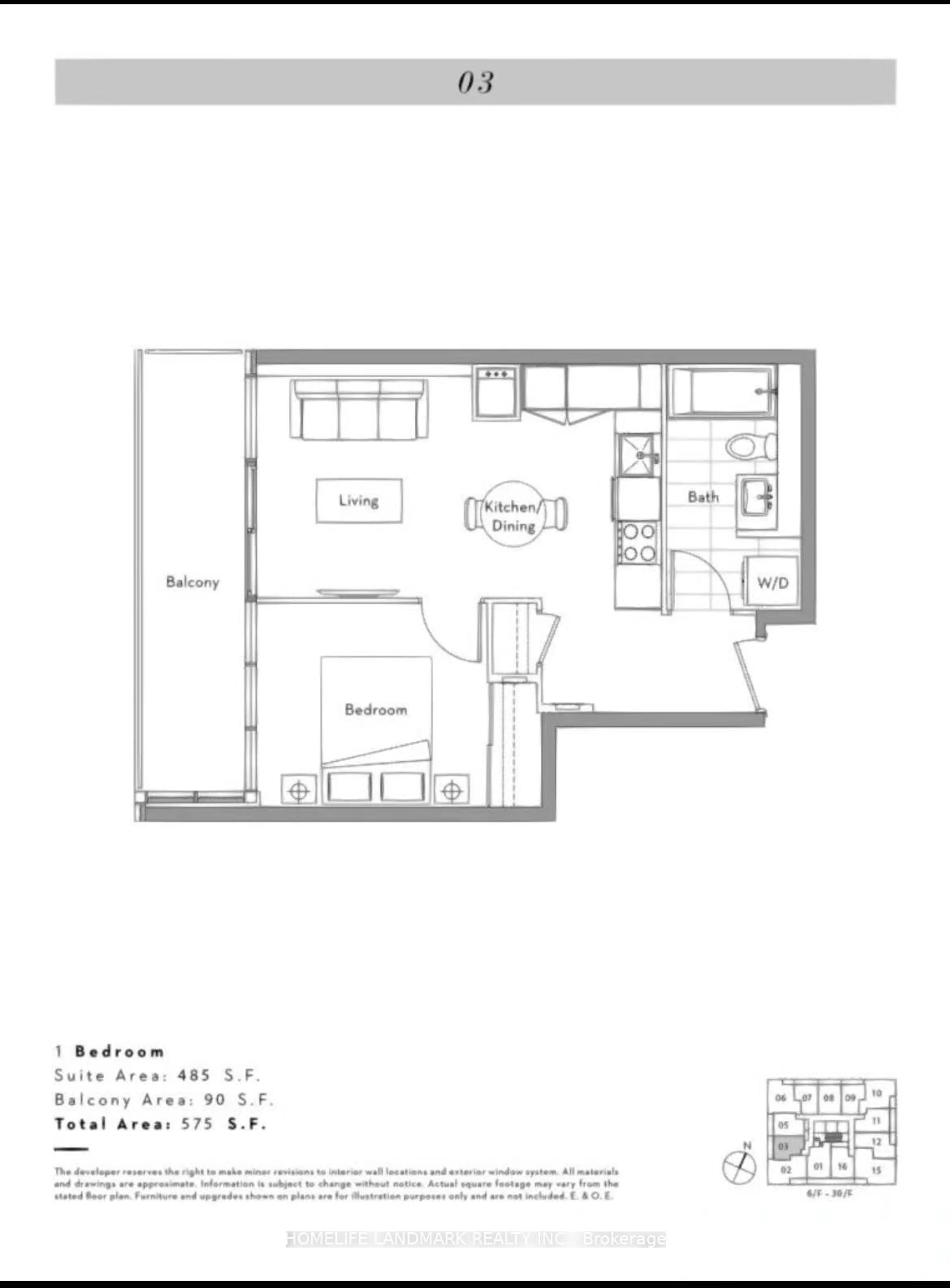 Floor plan for 17 Bathurst St #3703, Toronto Ontario M5V 0N1