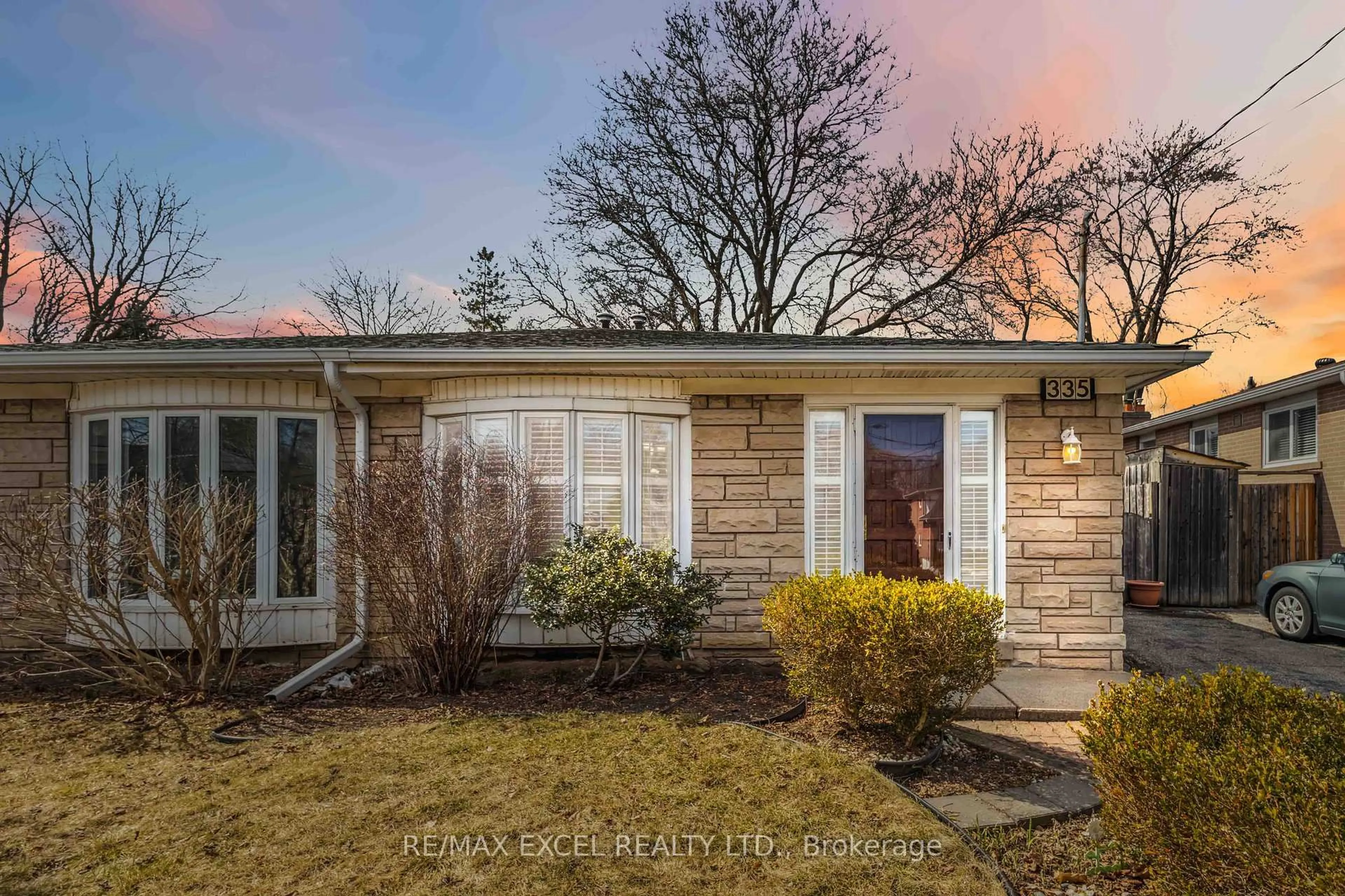 Home with brick exterior material, street for 335 Woodsworth Rd, Toronto Ontario M2L 2T7