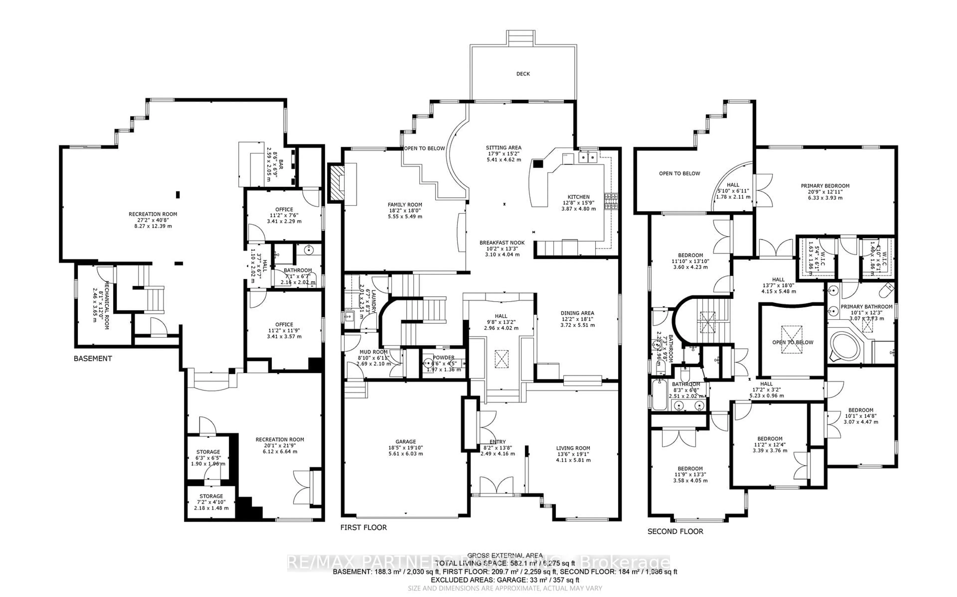 Floor plan for 382 Parkview Ave, Toronto Ontario M2N 3Z8