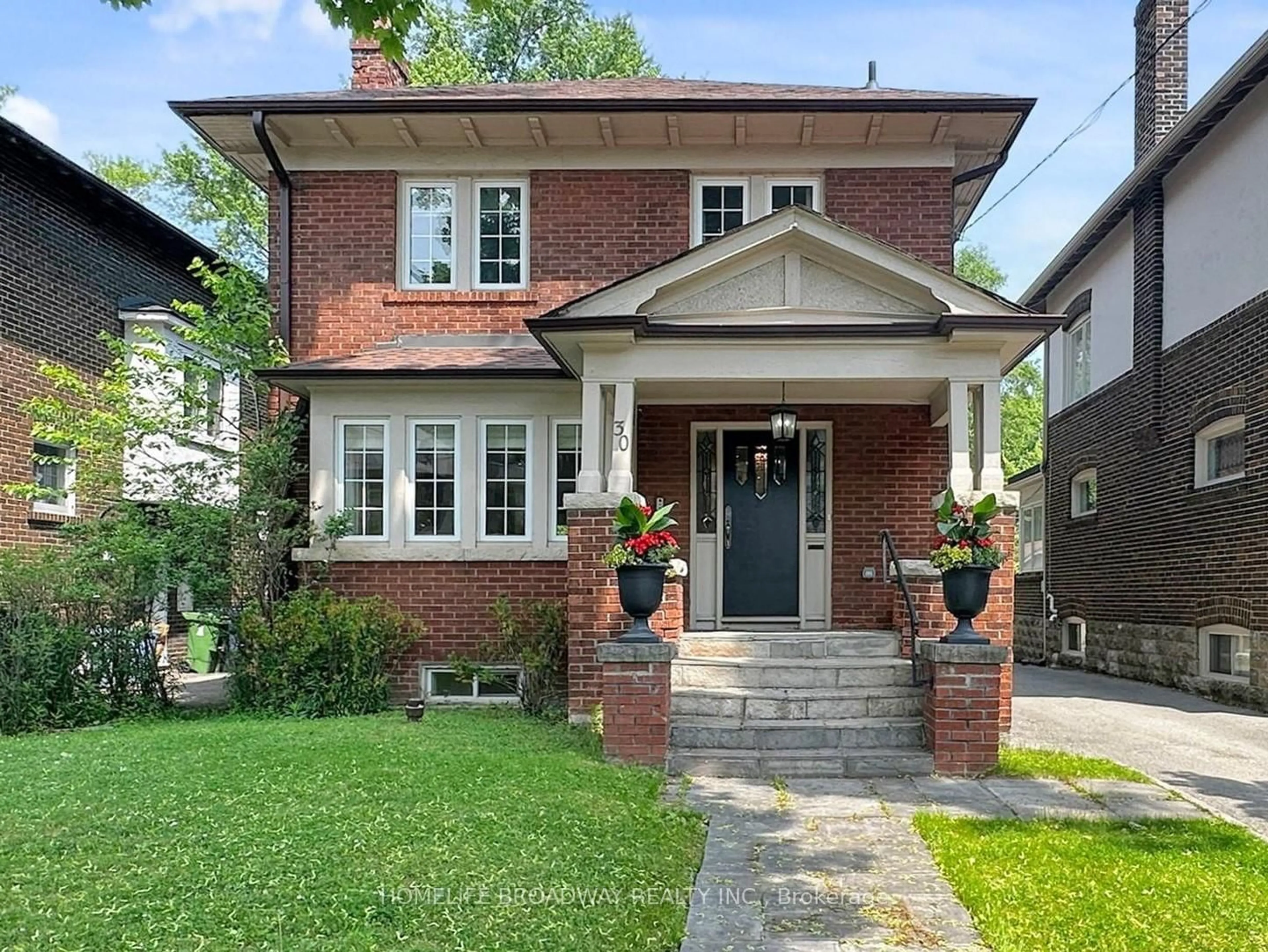 Home with brick exterior material, street for 30 Kilbarry Rd, Toronto Ontario M5P 1K5
