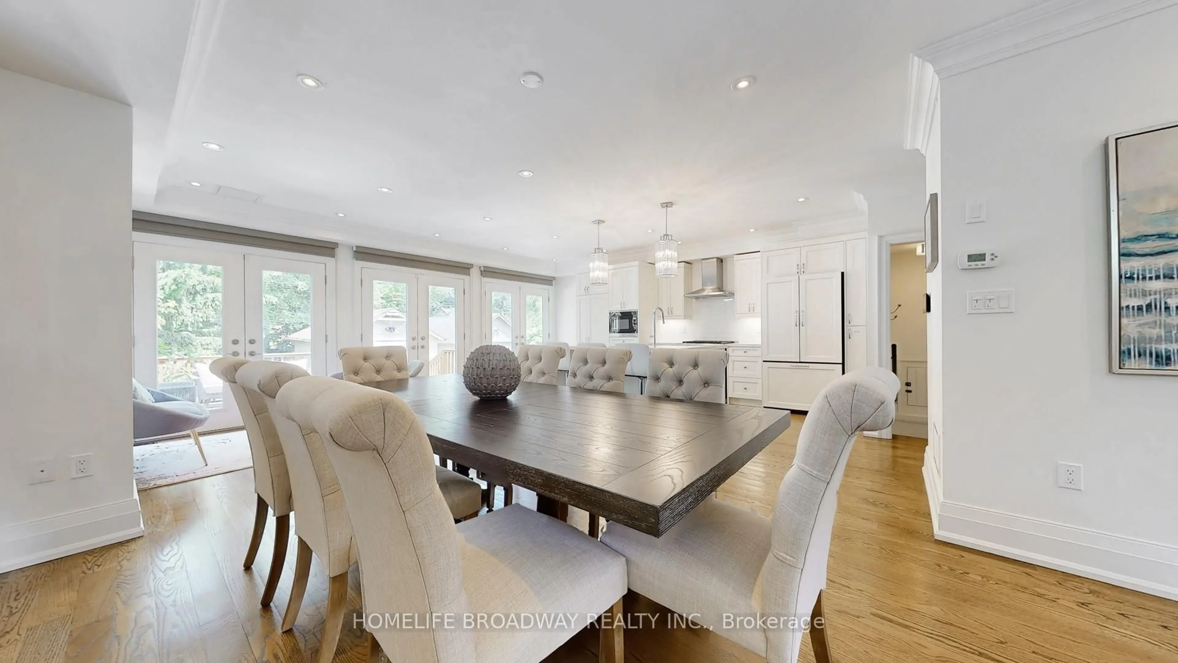 Open concept kitchen, wood/laminate floor for 30 Kilbarry Rd, Toronto Ontario M5P 1K5