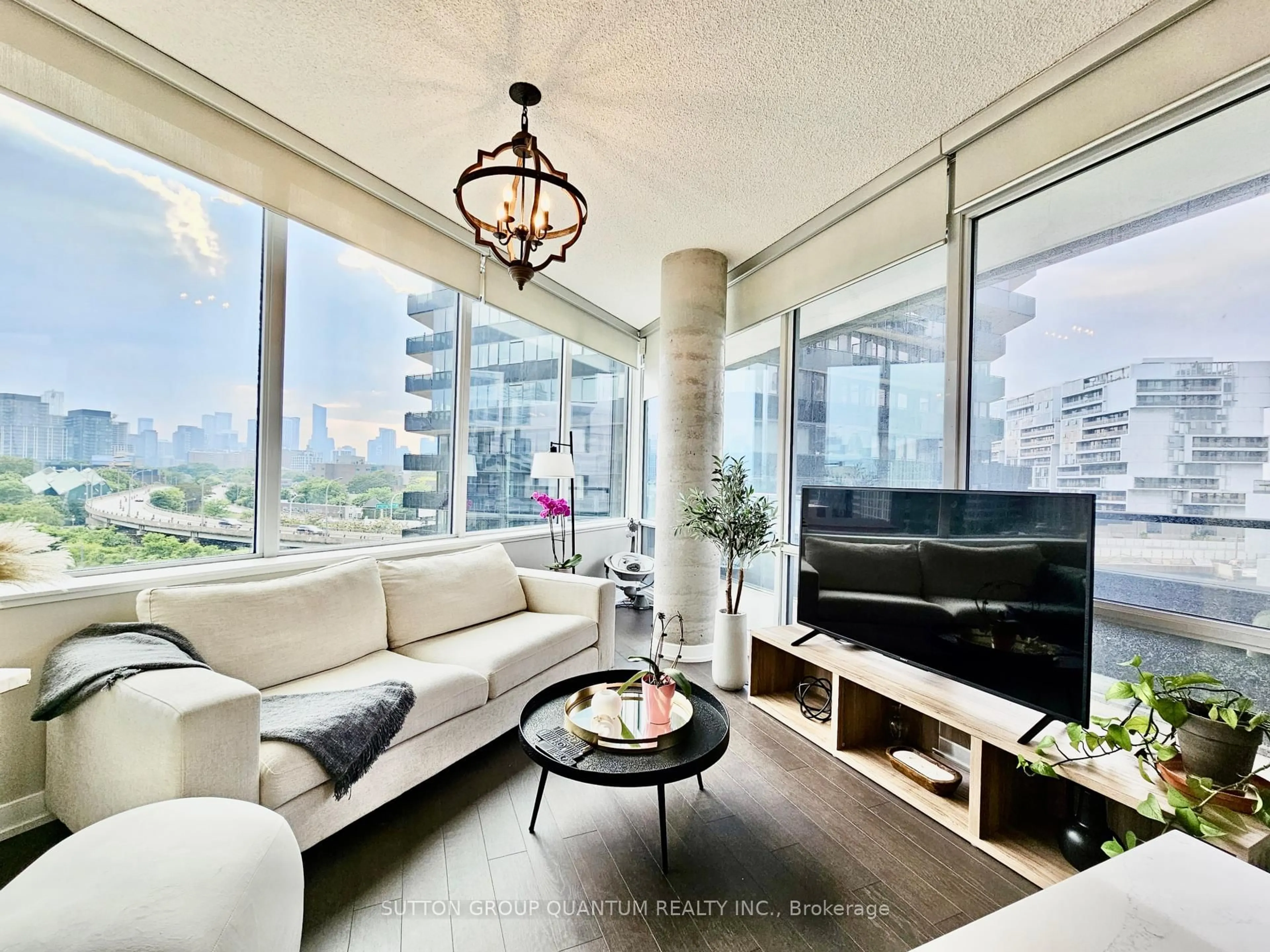 Living room with furniture, unknown for 120 Bayview Ave #N505, Toronto Ontario M5A 0G4