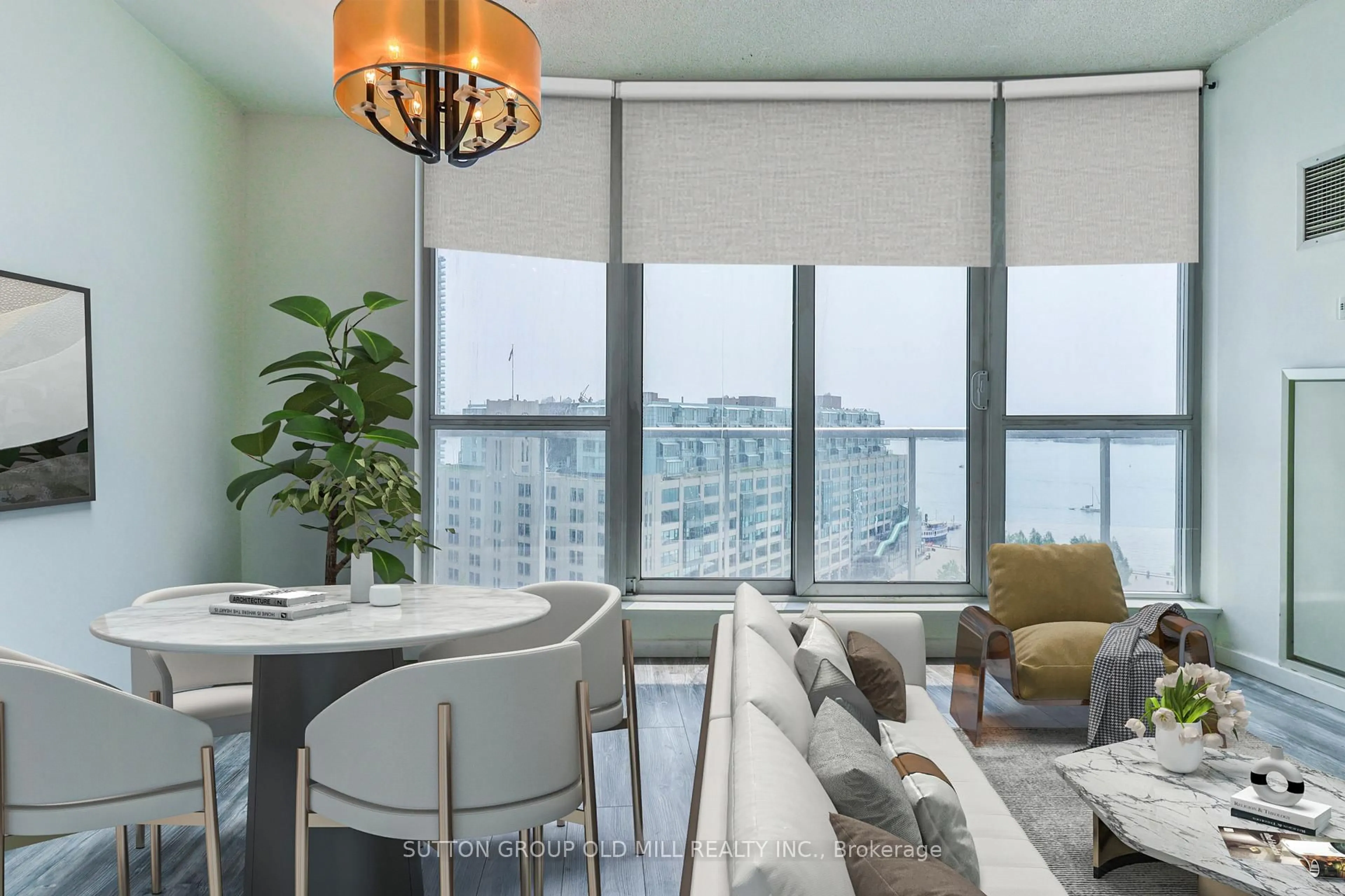 Living room with furniture, unknown for 218 Queens Quay #1405, Toronto Ontario M5J 2Y6