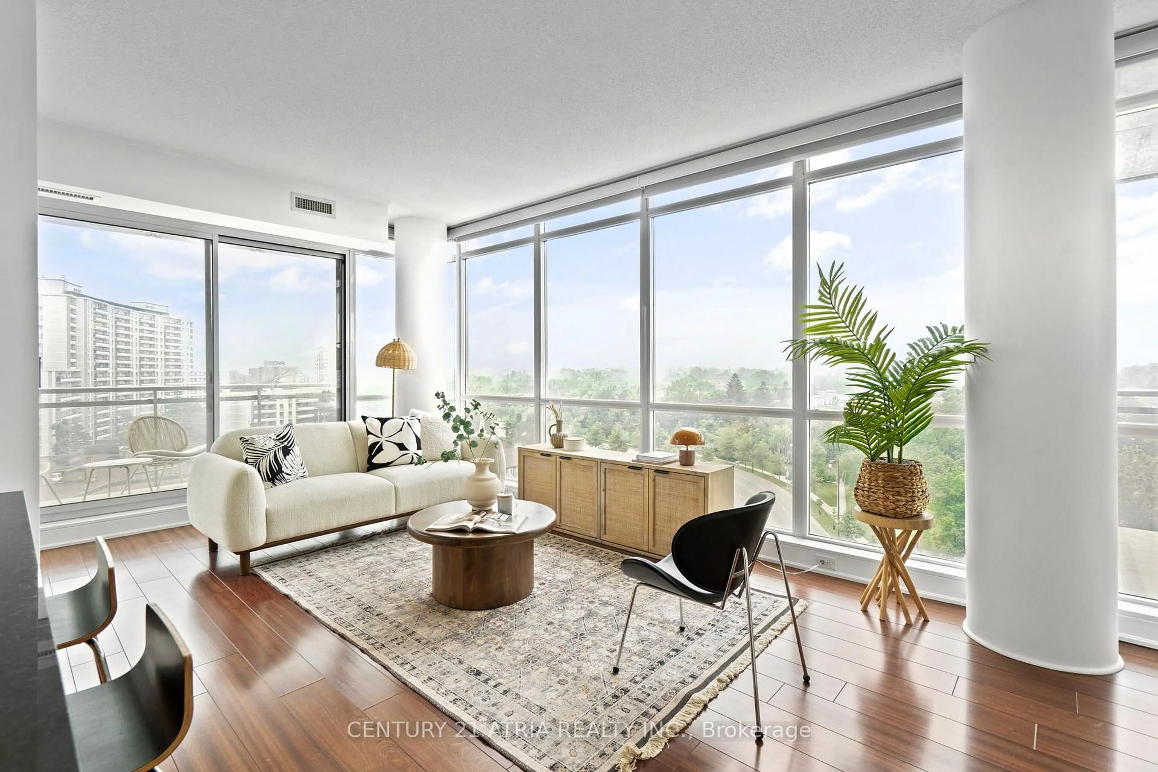 Living room with furniture, unknown for 30 Canterbury Pl #908, Toronto Ontario M2N 0B9