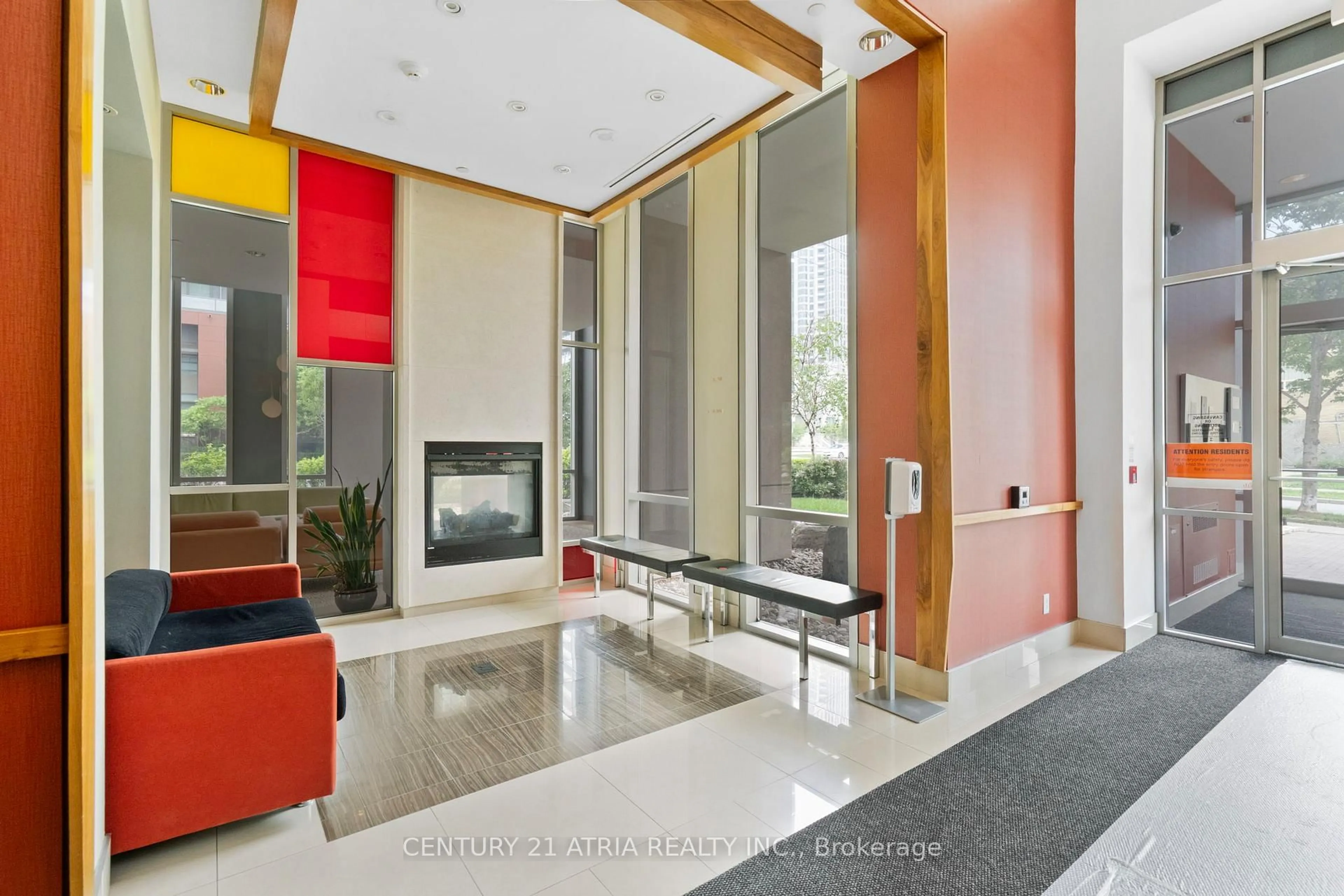 Lobby for 30 Canterbury Pl #908, Toronto Ontario M2N 0B9