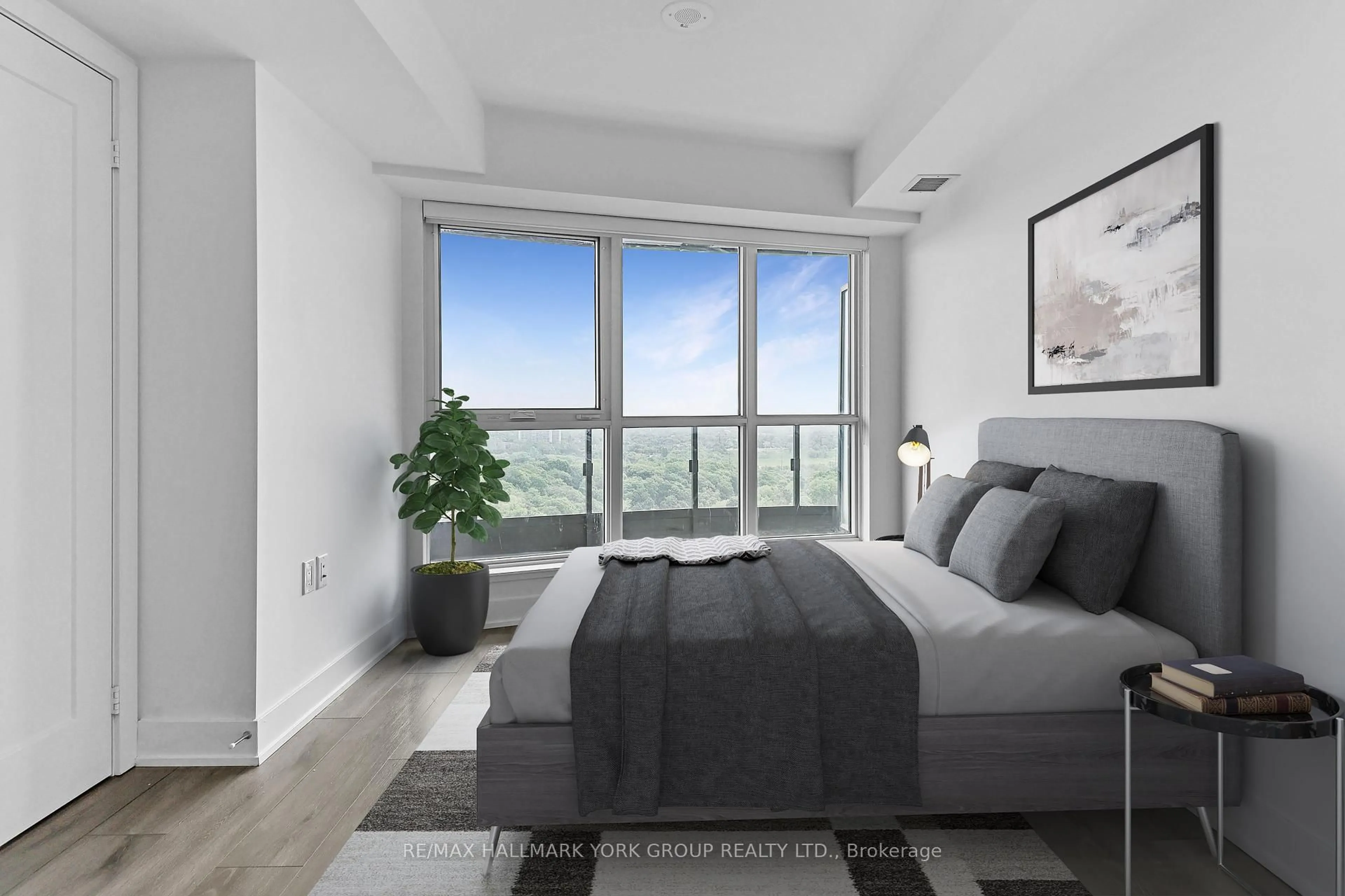 Bedroom with bed, unknown for 585 Bloor St #2017, Toronto Ontario M6G 1K5