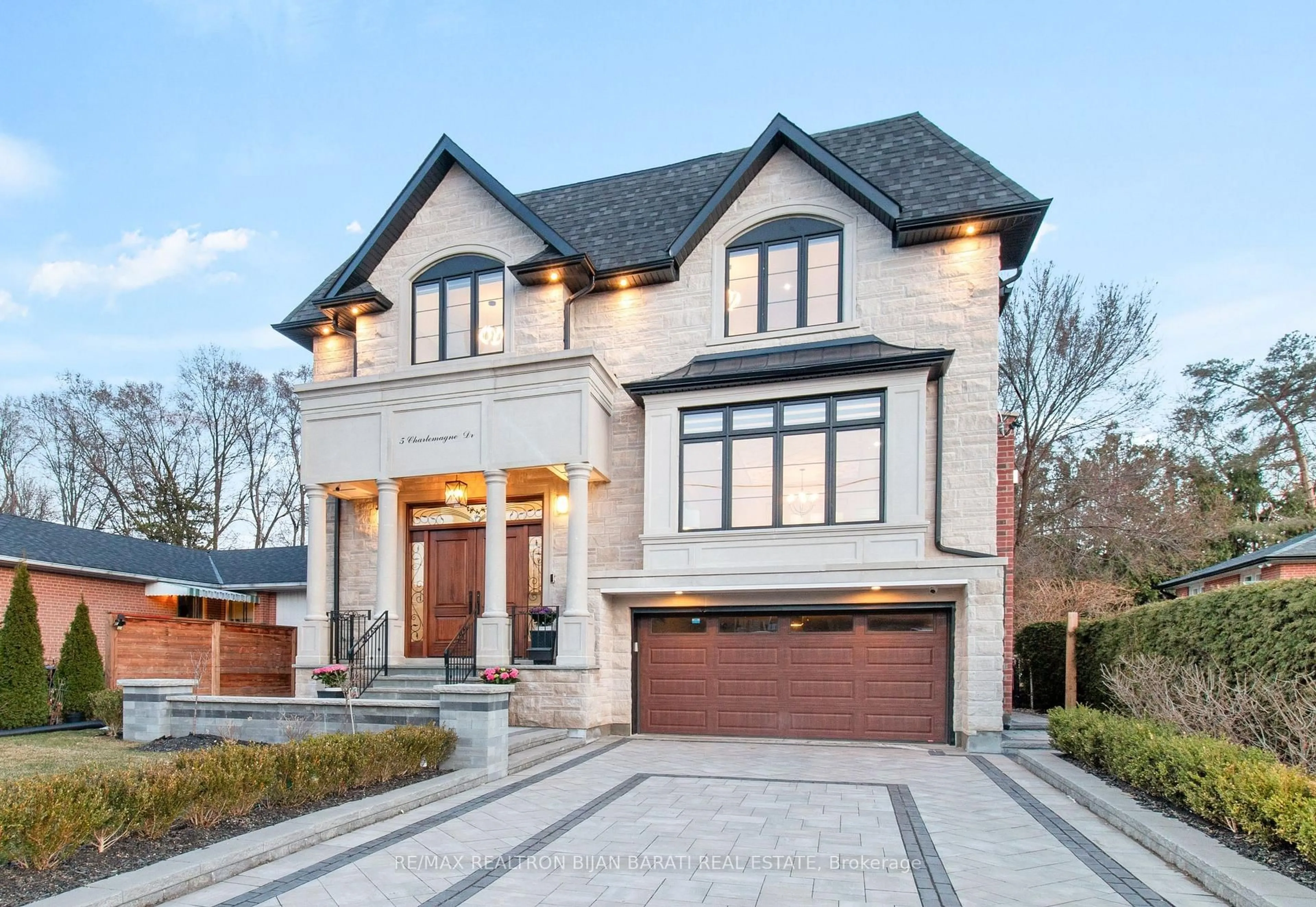 Home with brick exterior material, street for 5 Charlemagne Dr, Toronto Ontario M2N 4H7
