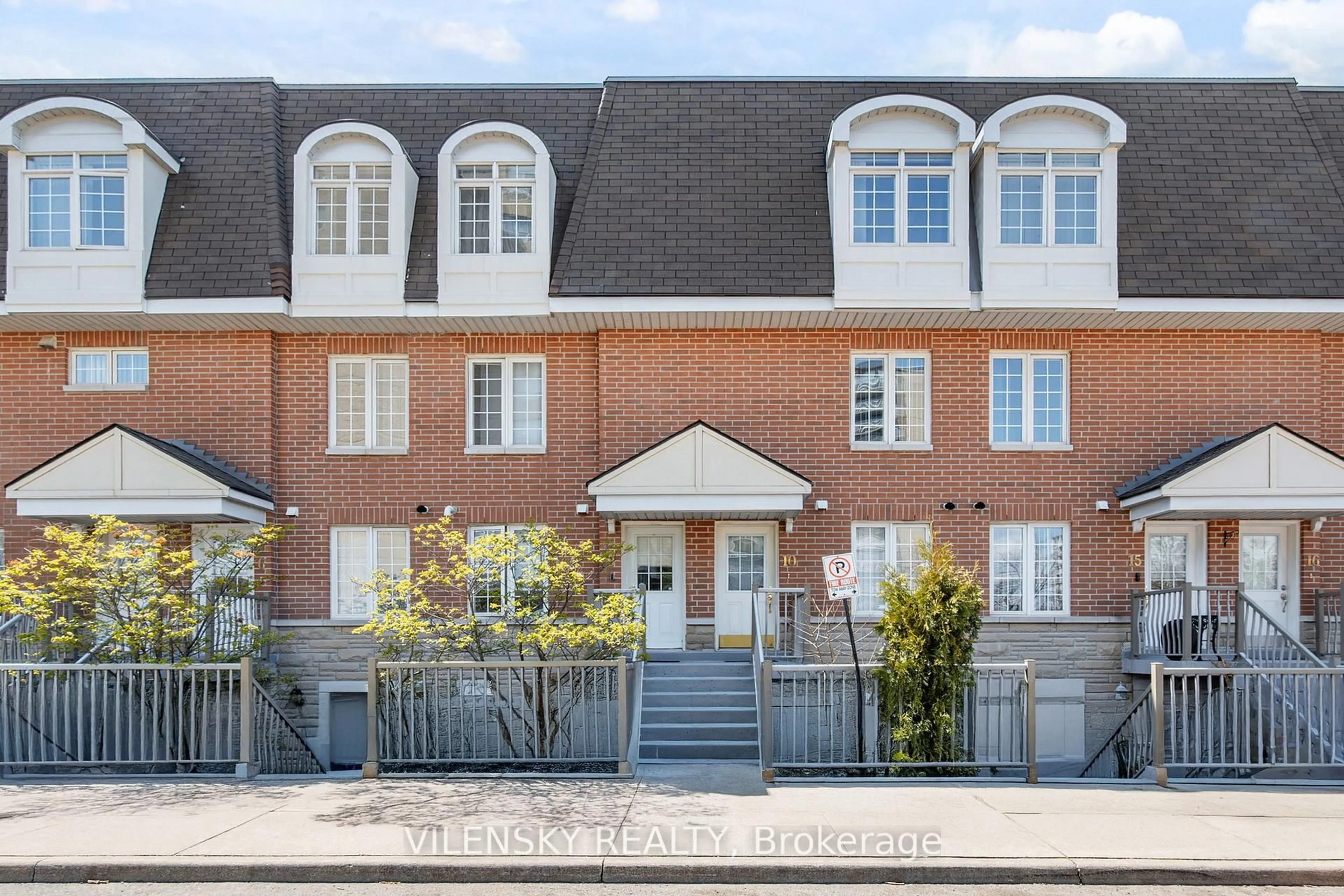 Home with brick exterior material, street for 55 Cedarcroft Blvd #11, Toronto Ontario M2R 3Y1