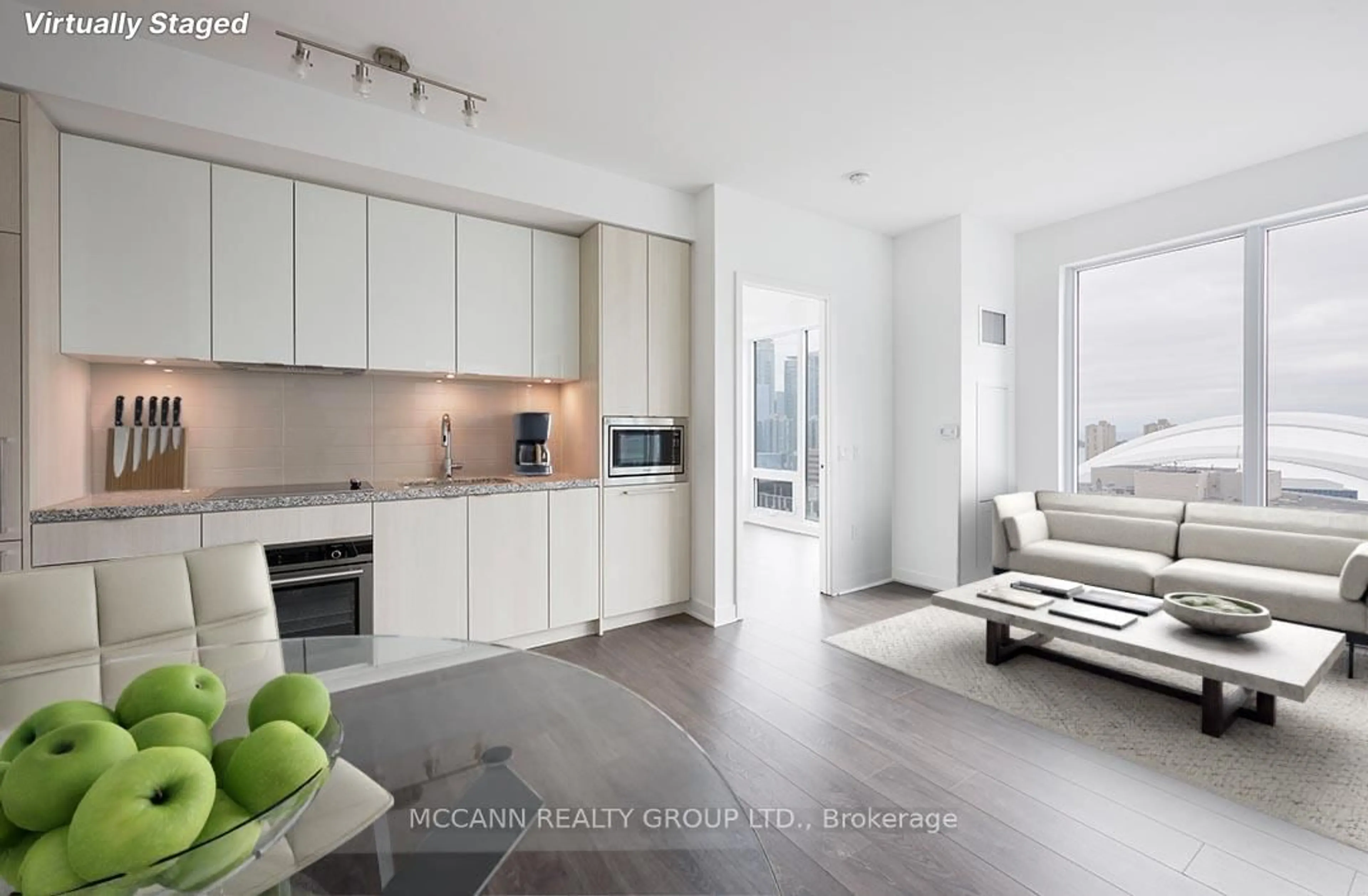 Open concept kitchen, unknown for 115 Blue Jays Way #2805, Toronto Ontario M5V 0N4