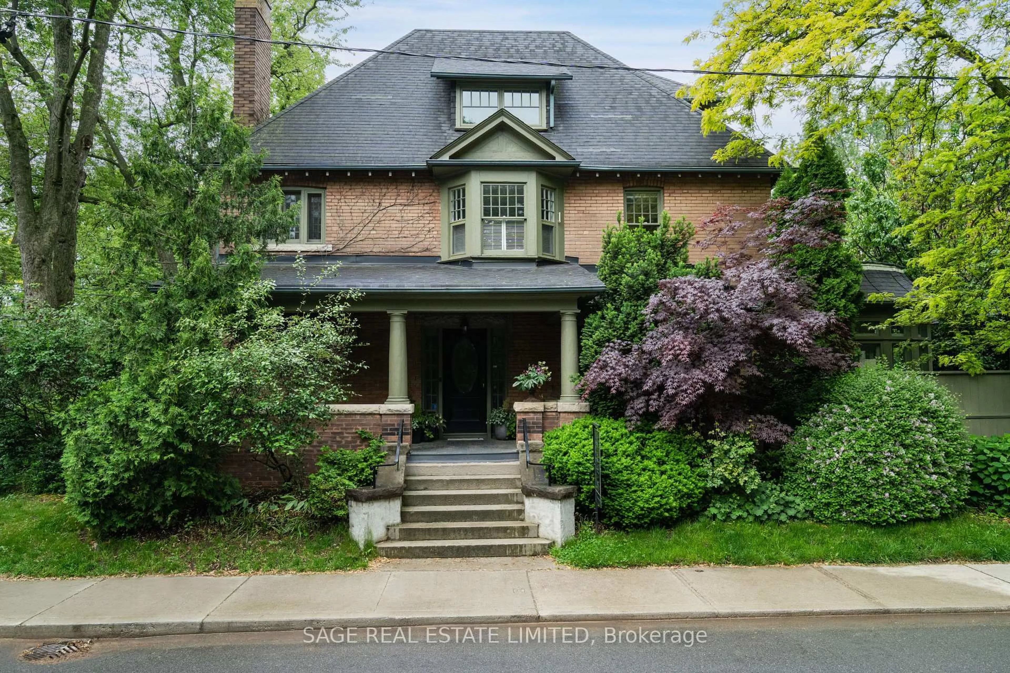 Home with brick exterior material, street for 57 Castle Frank Rd, Toronto Ontario M4W 2Z5