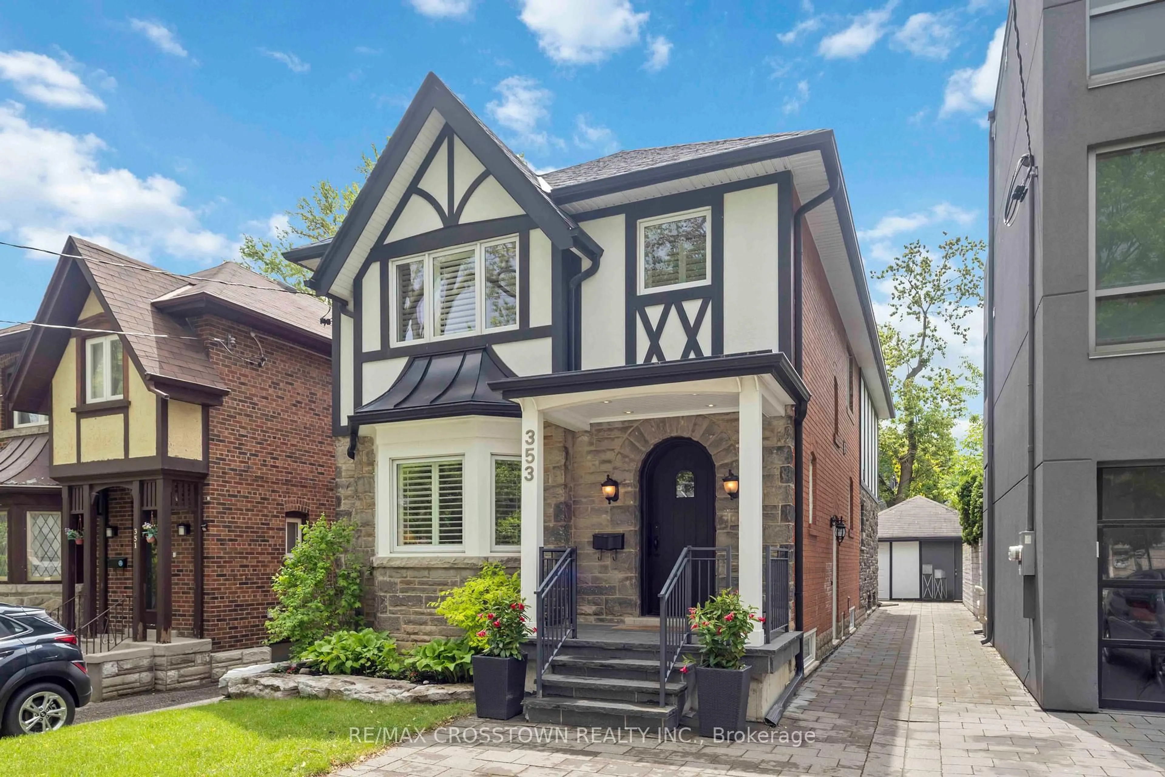 Home with brick exterior material, street for 353 Briar Hill Ave, Toronto Ontario M4R 1J3