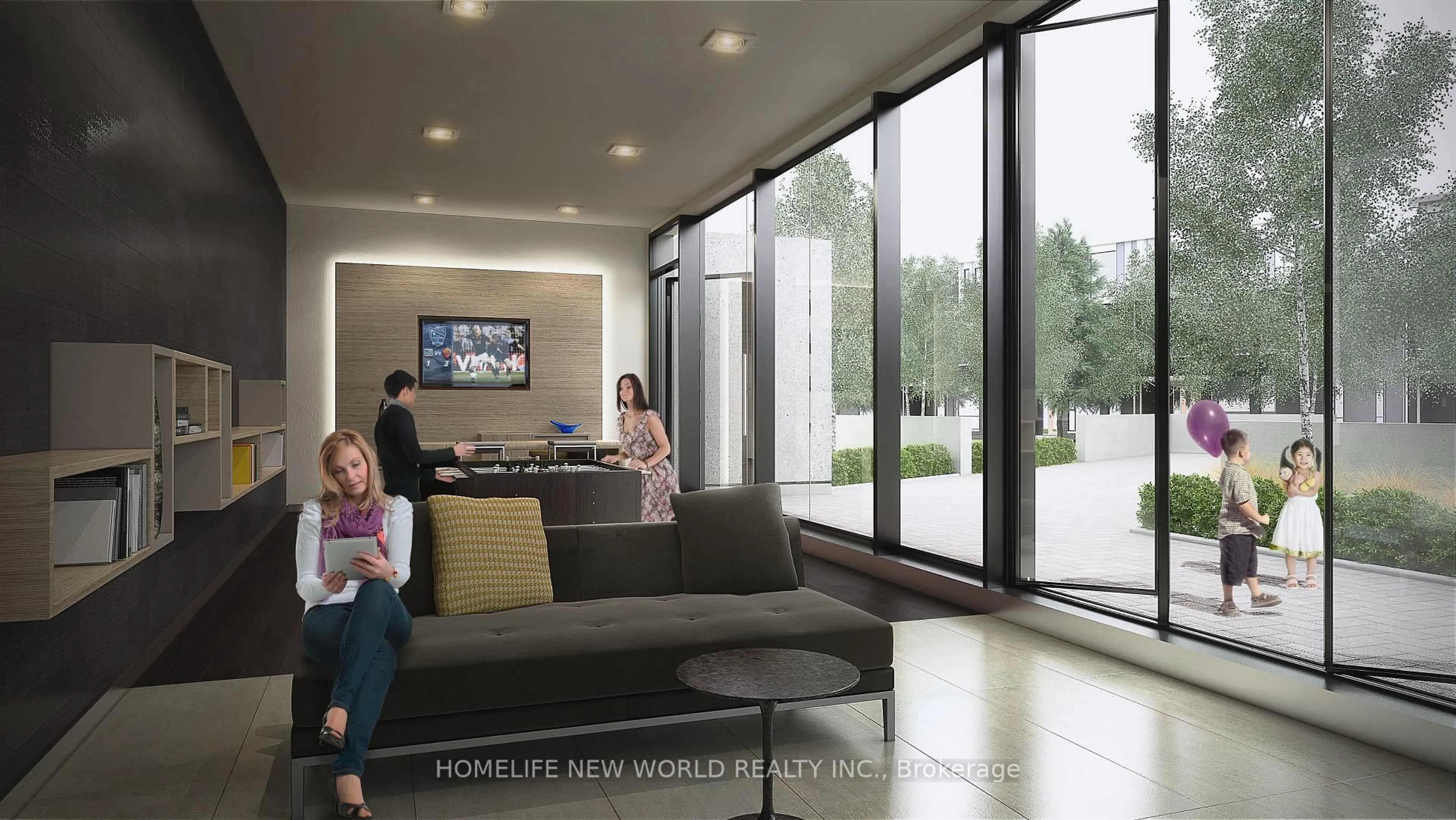 Lobby for 150 Fairview Mall Dr #1211, Toronto Ontario M2J 0E7