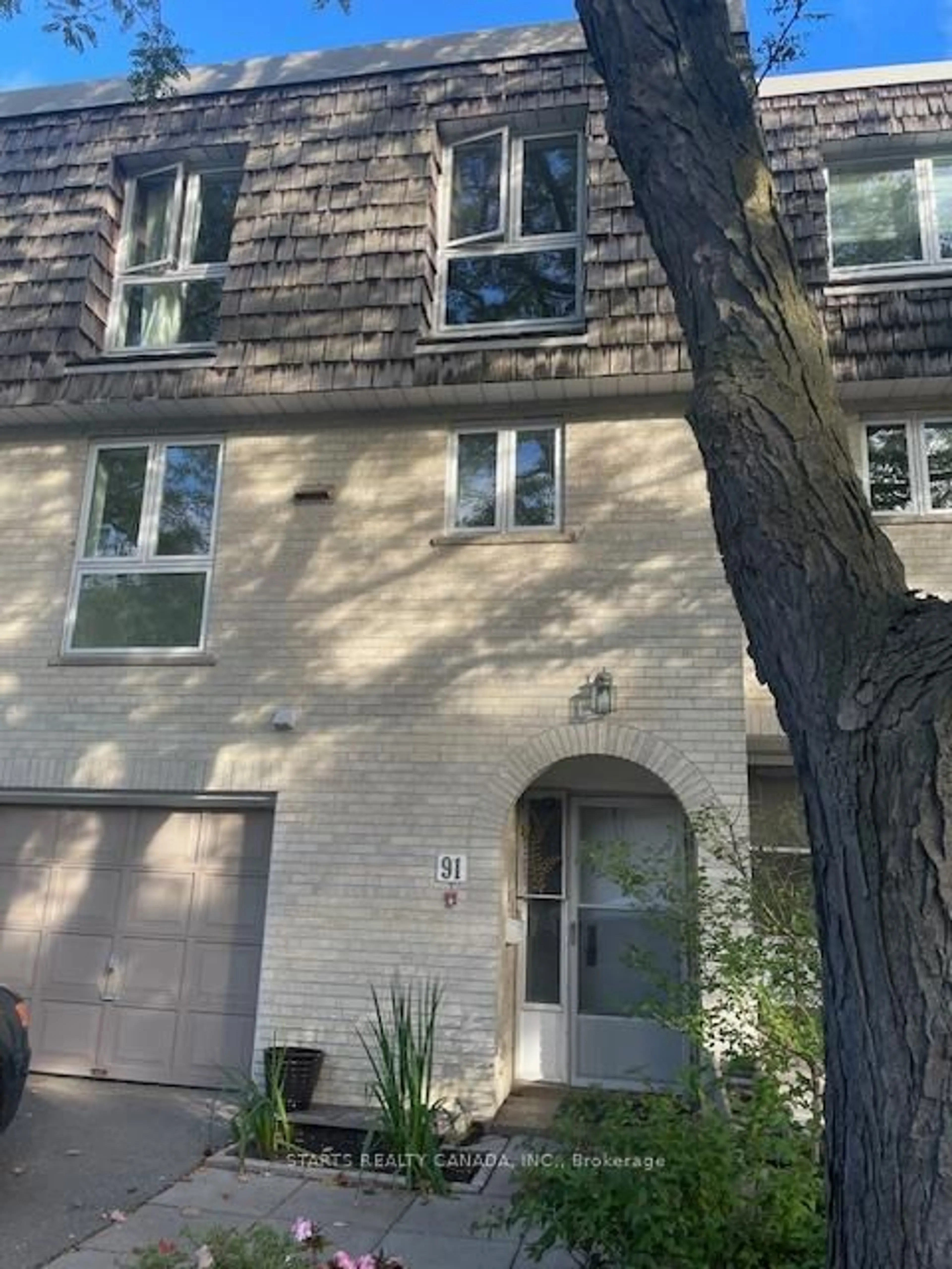 Home with brick exterior material, street for 91 Scenic Mill Way, Toronto Ontario M2L 1S9