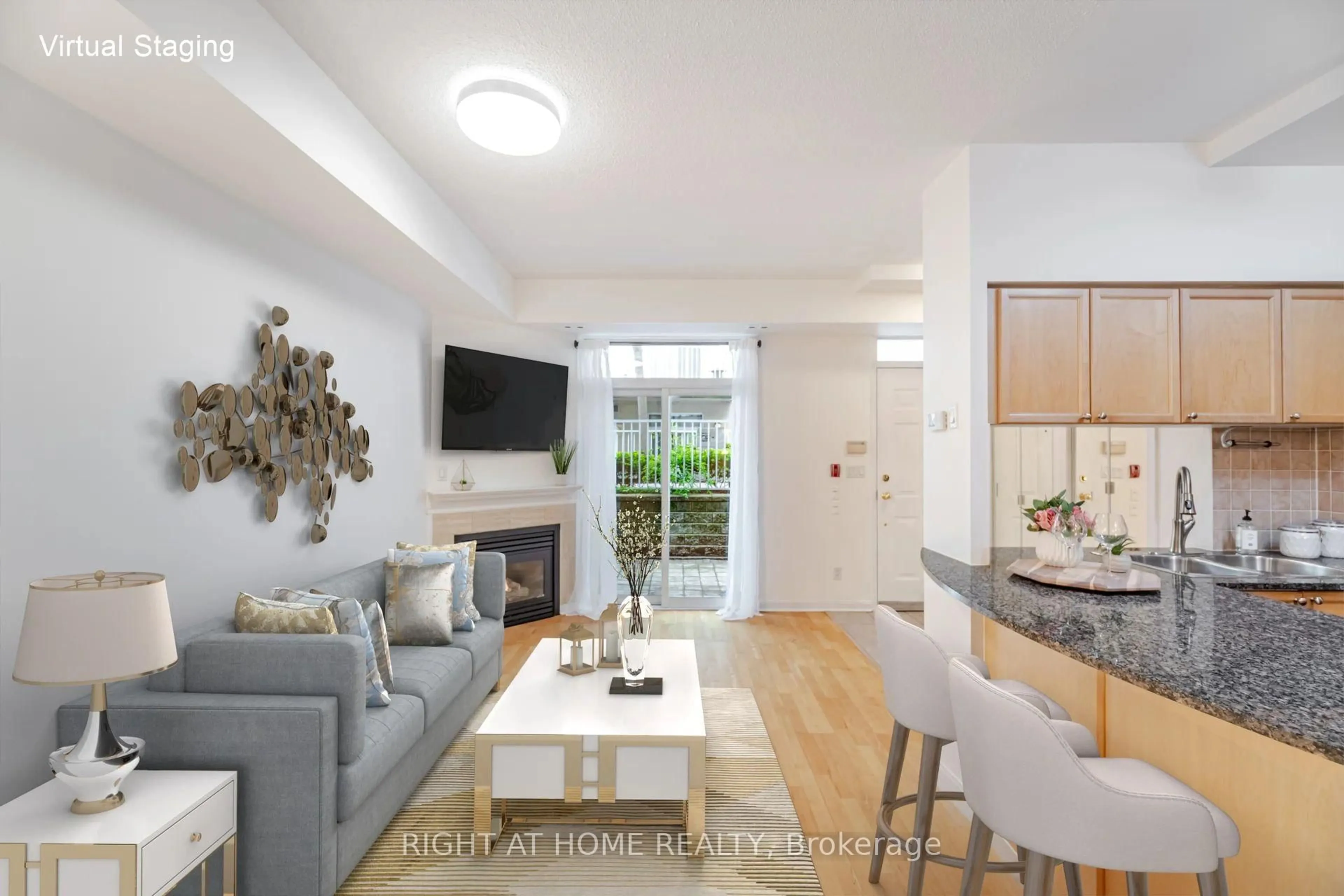 Living room with furniture, unknown for 28 Stadium Rd #161, Toronto Ontario M5V 3P4
