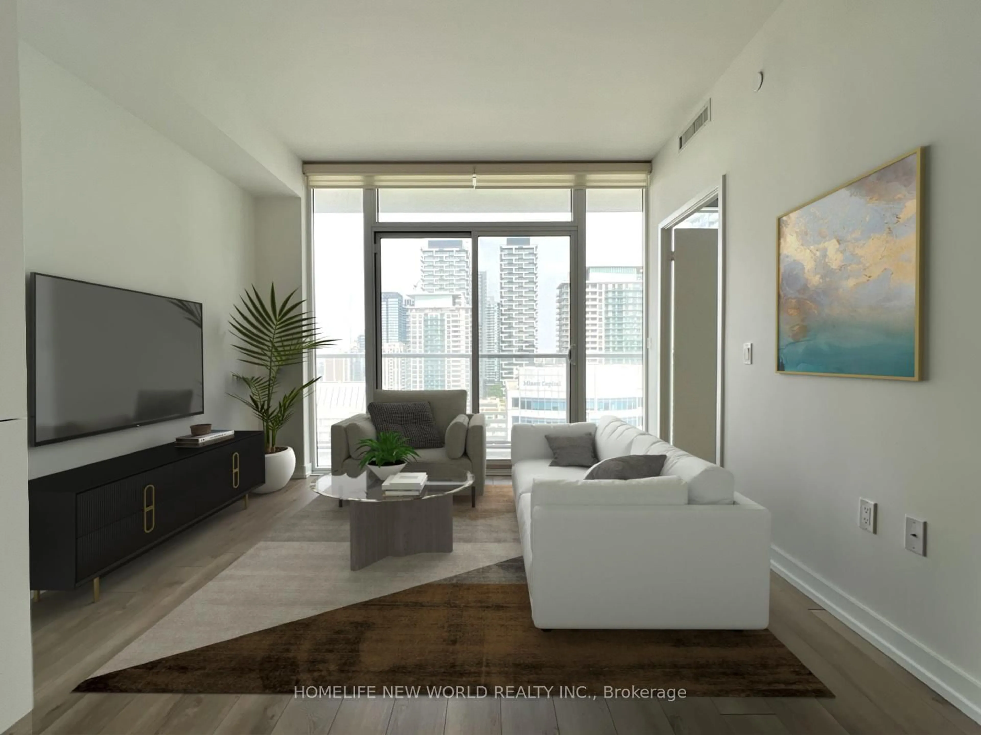 Living room with furniture, unknown for 33 Helendale Ave #1304, Toronto Ontario M4R 0A4