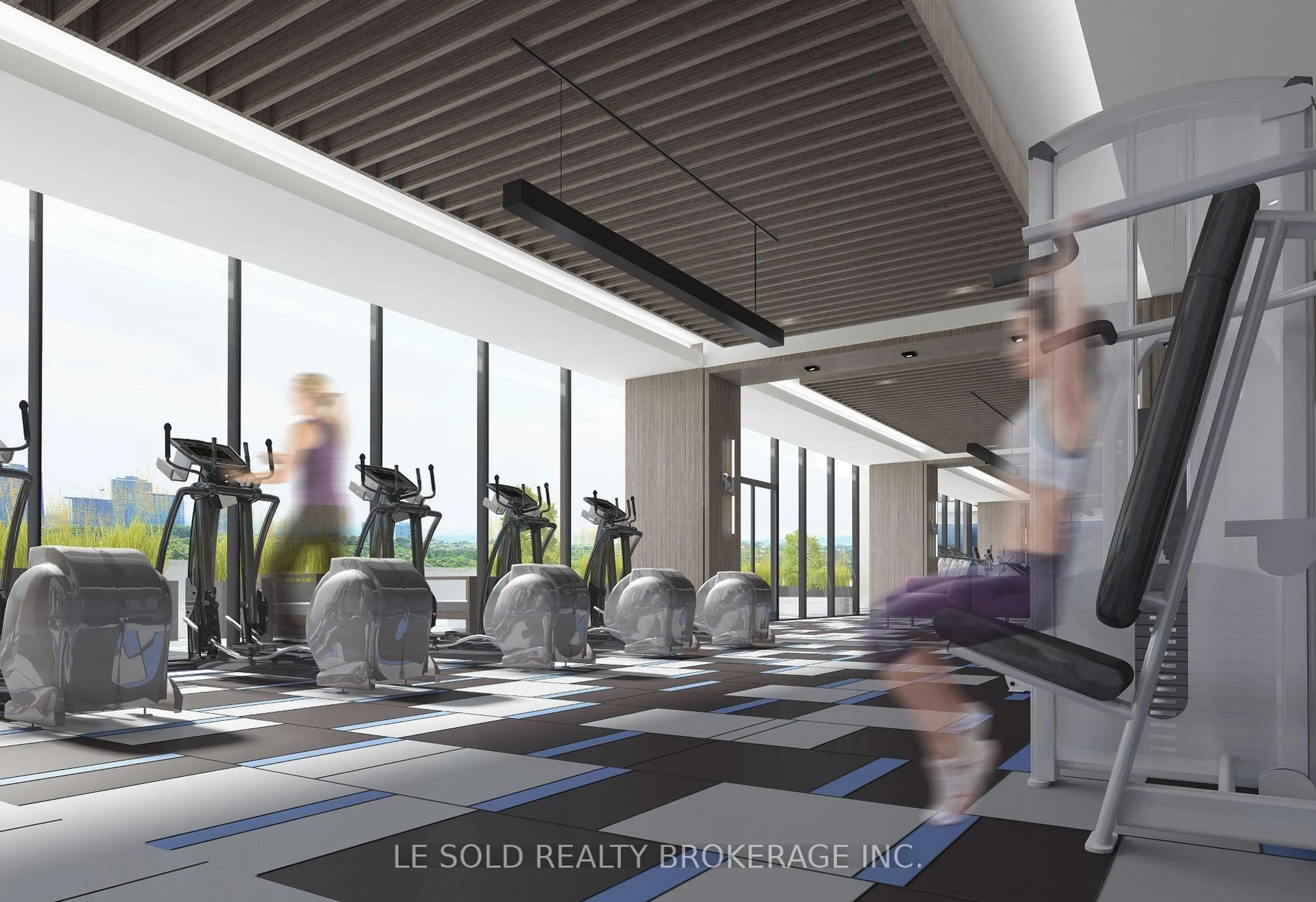 Gym or fitness room for 575 Bloor St #1022, Toronto Ontario M4W 0B2