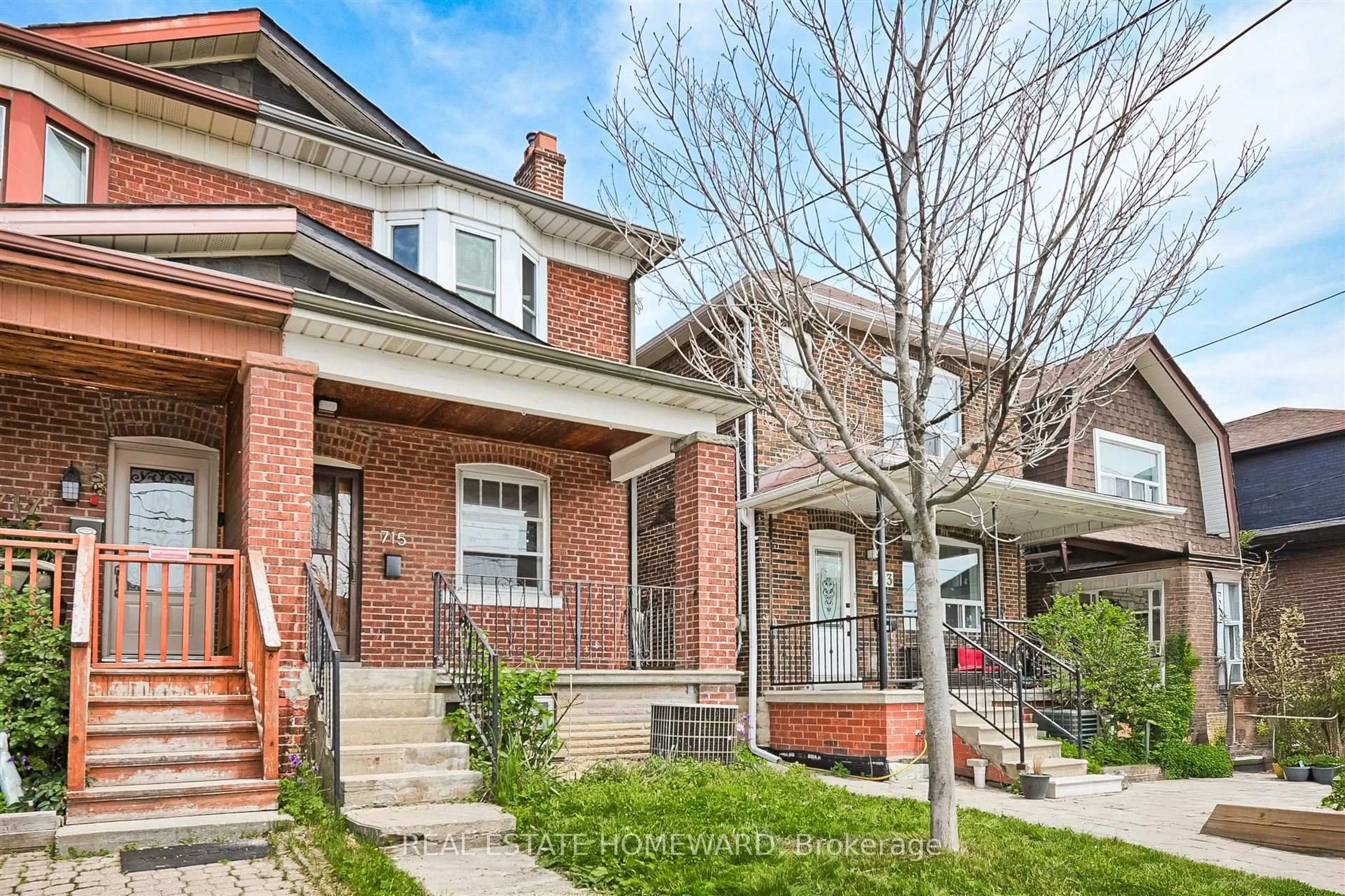 Home with brick exterior material, street for 715 Vaughan Rd, Toronto Ontario M6E 2Y8