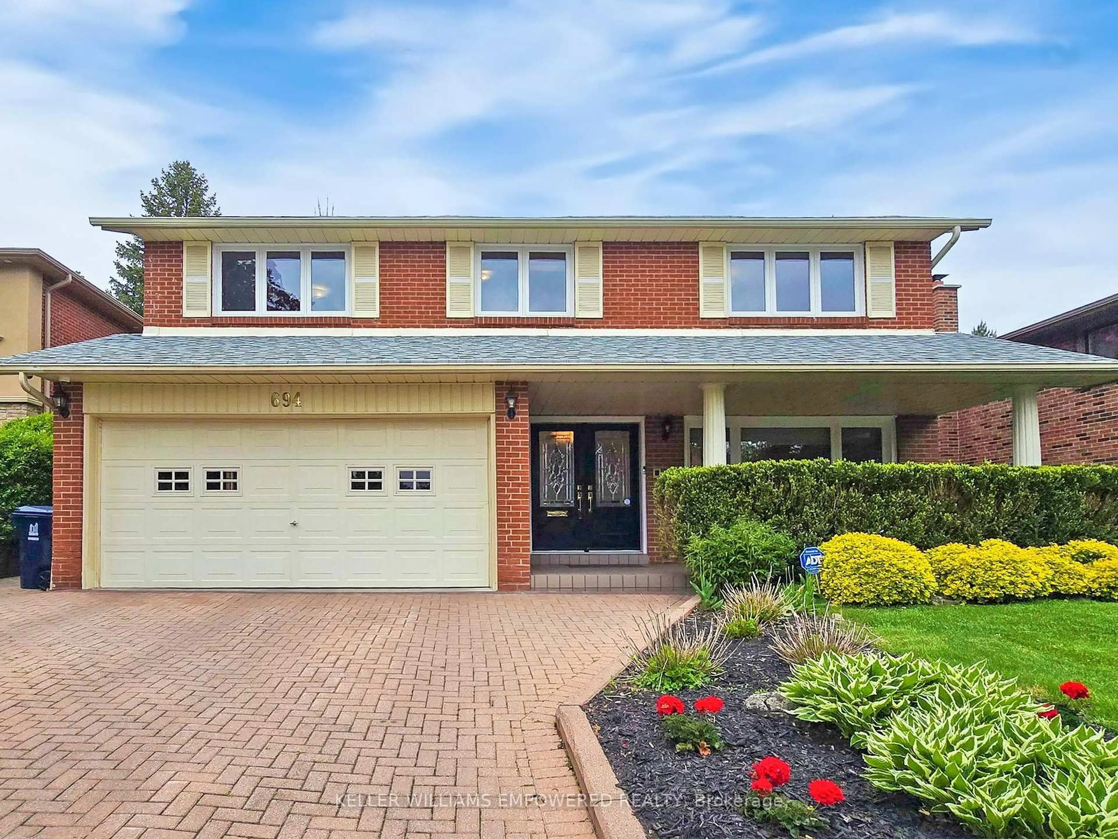 Home with brick exterior material, street for 694 Conacher Dr, Toronto Ontario M2M 3N6