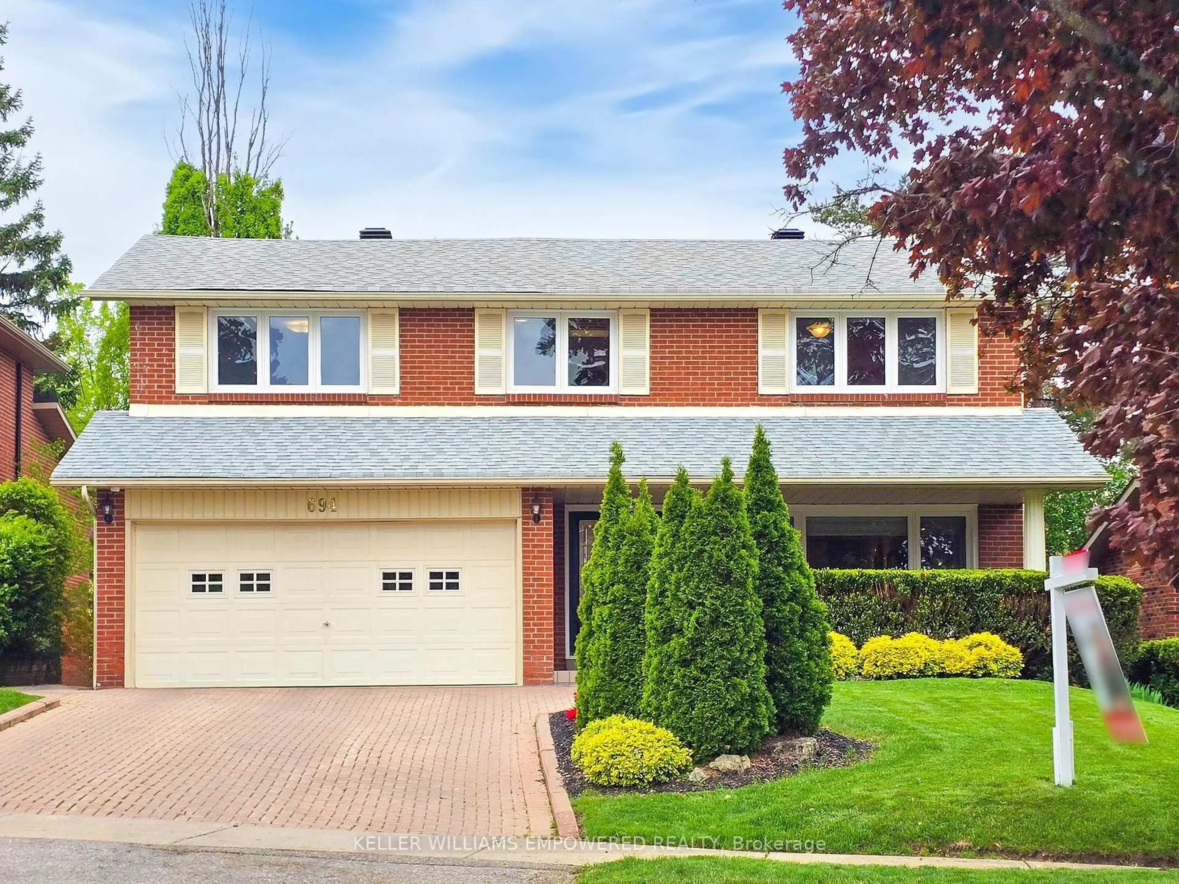 Home with brick exterior material, street for 694 Conacher Dr, Toronto Ontario M2M 3N6