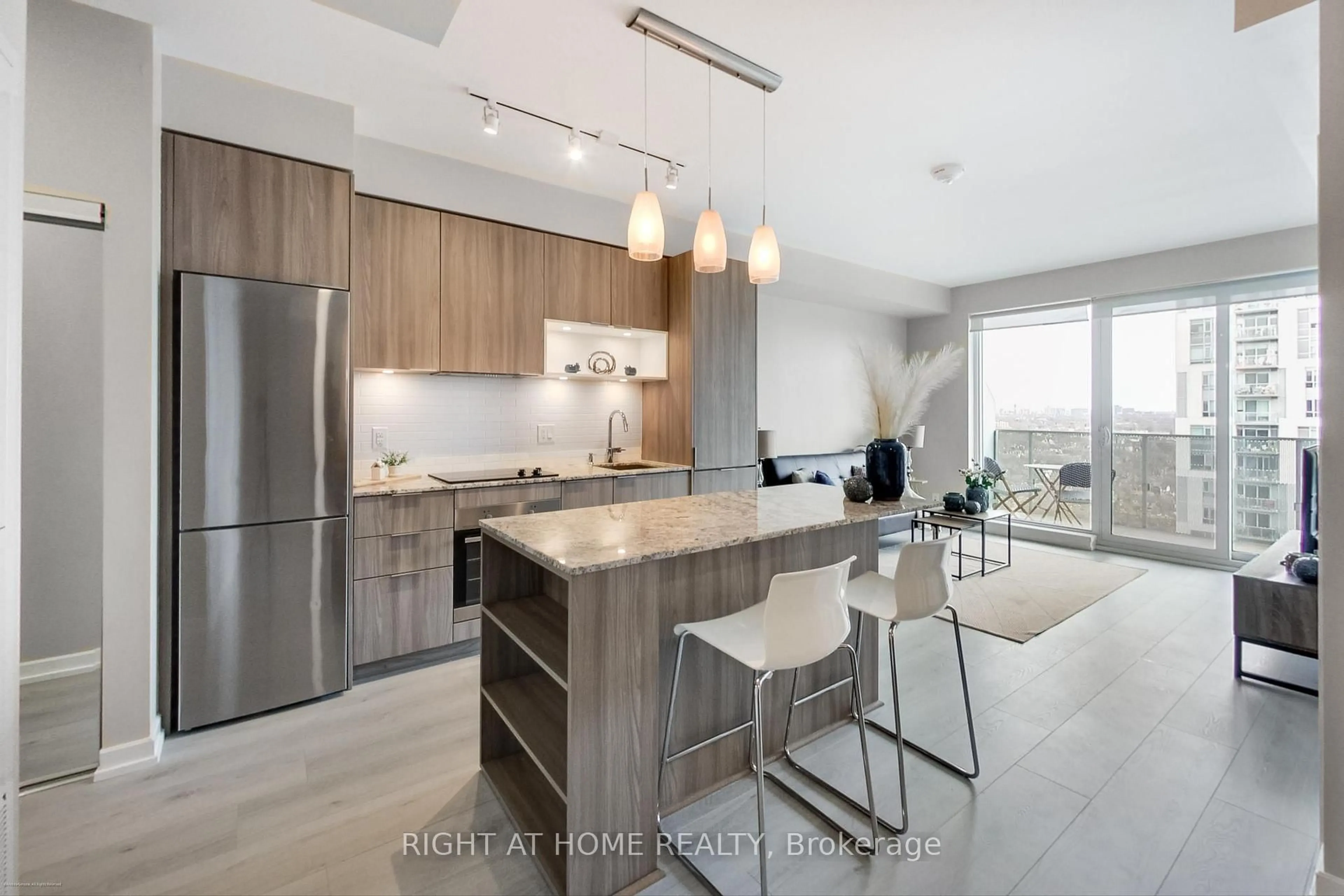 Open concept kitchen, unknown for 20 Tubman Ave #2306, Toronto Ontario M5A 0M8