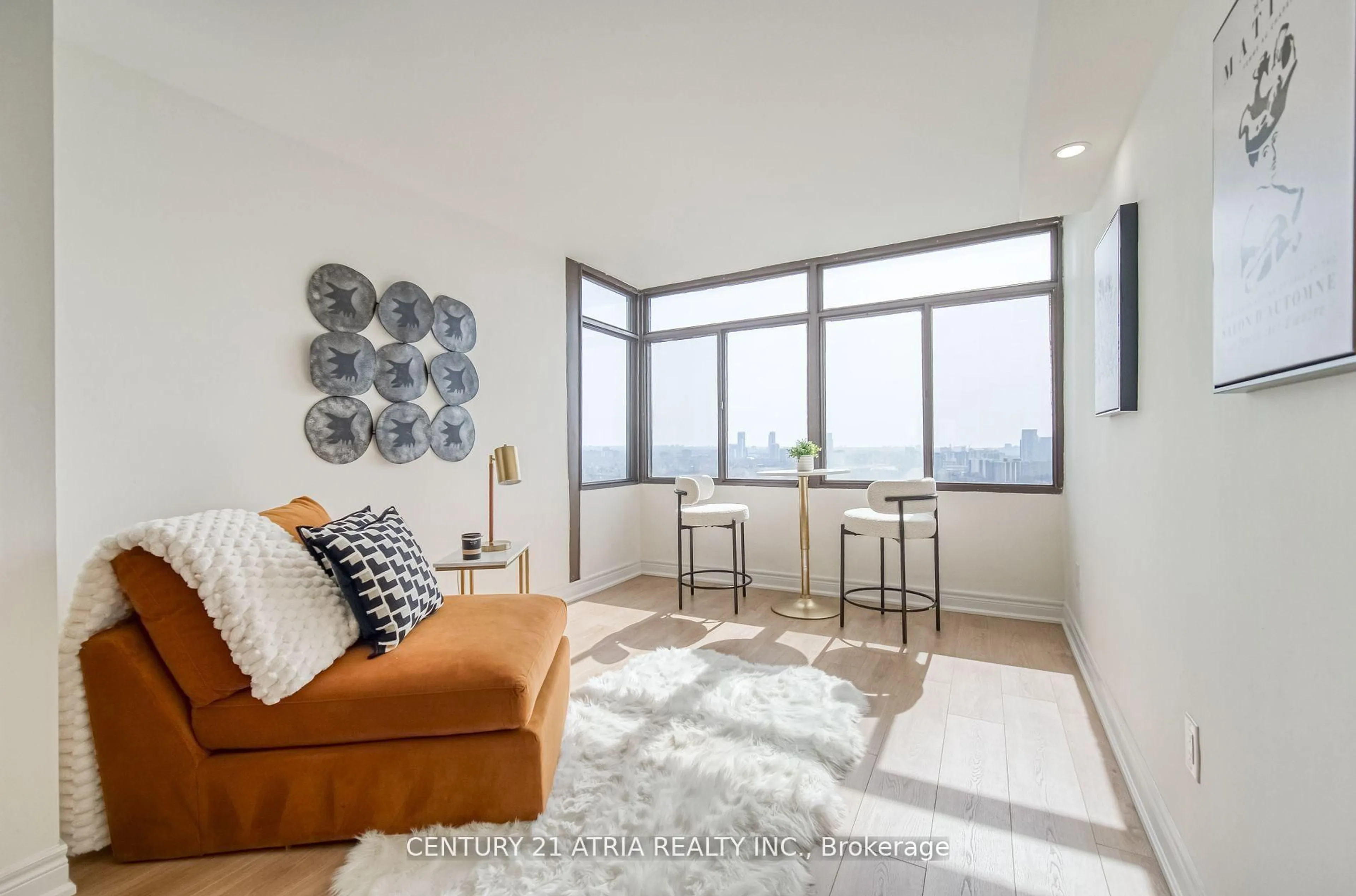 Living room with furniture, unknown for 1555 Finch Ave #2705, Toronto Ontario M2J 4X9