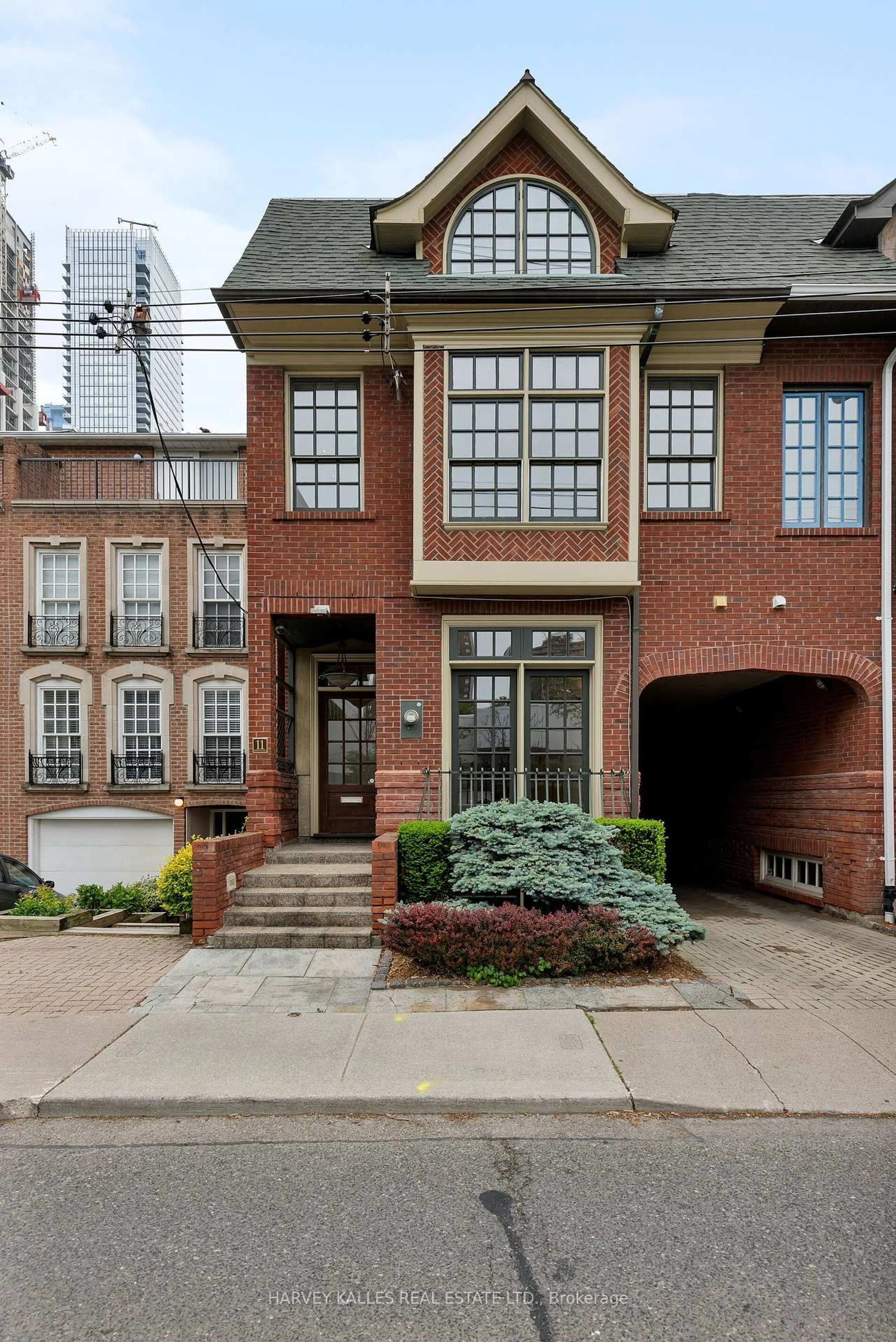 Home with brick exterior material, street for 11 Berryman St, Toronto Ontario M5R 1M7