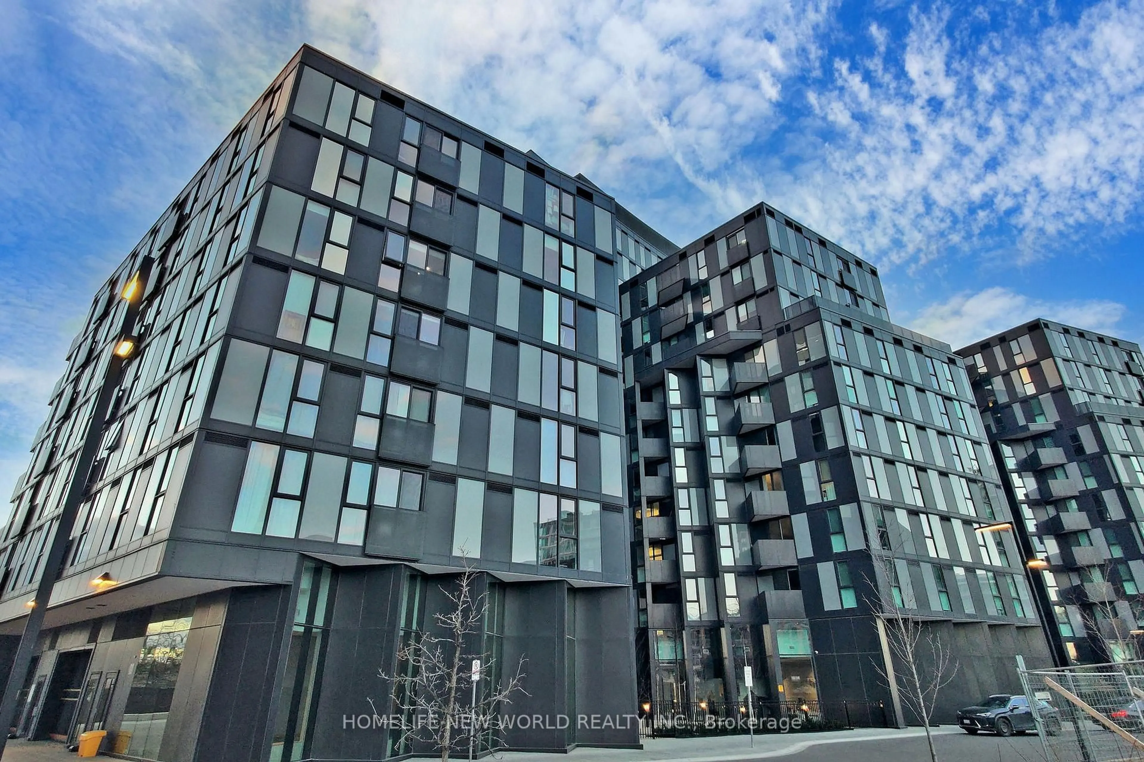 A pic from outside/outdoor area/front of a property/back of a property/a pic from drone, building for 30 Tretti Way #226, Toronto Ontario M3H 0E3