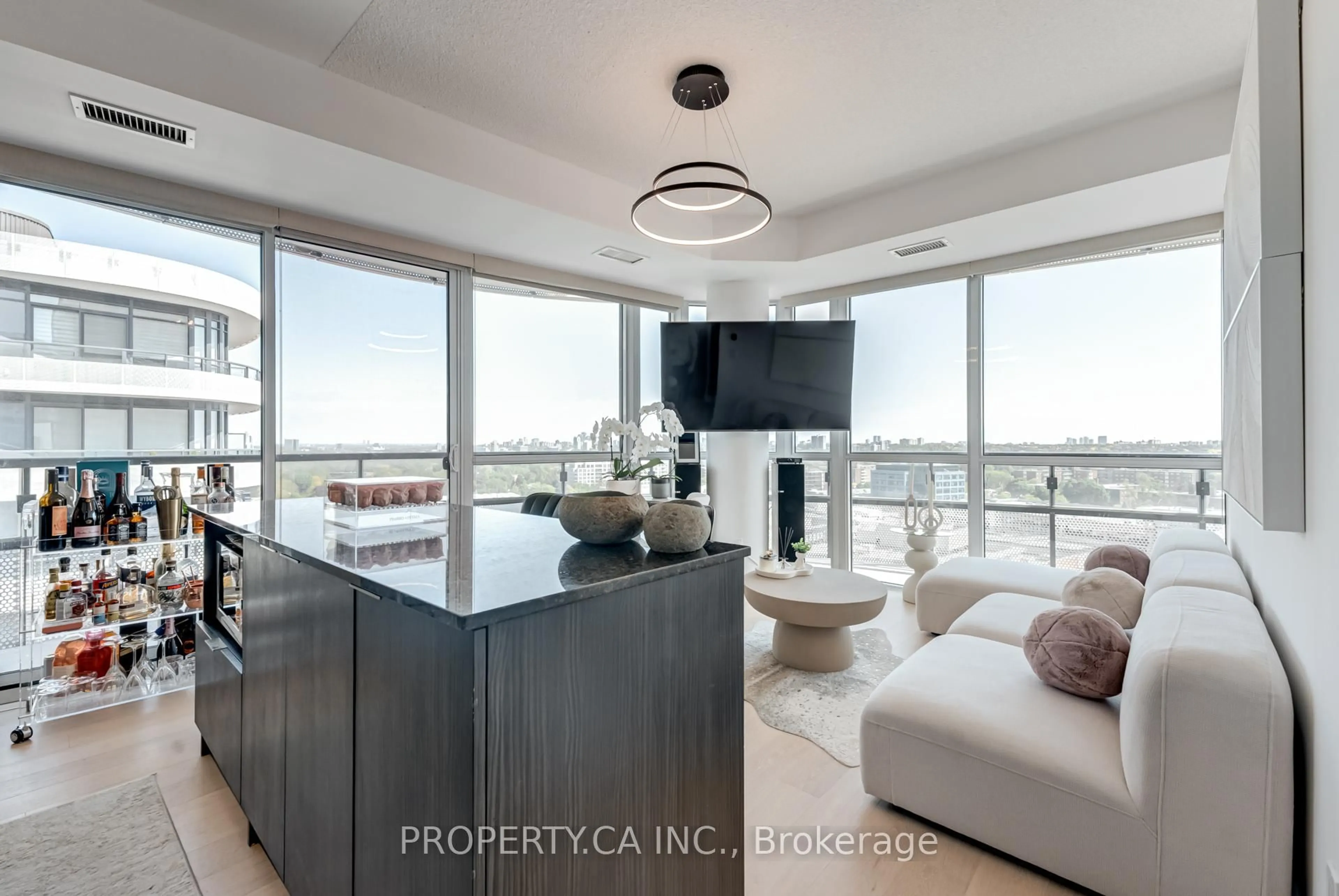 Open concept kitchen, unknown for 99 The Donway #1009, Toronto Ontario M3C 0N8