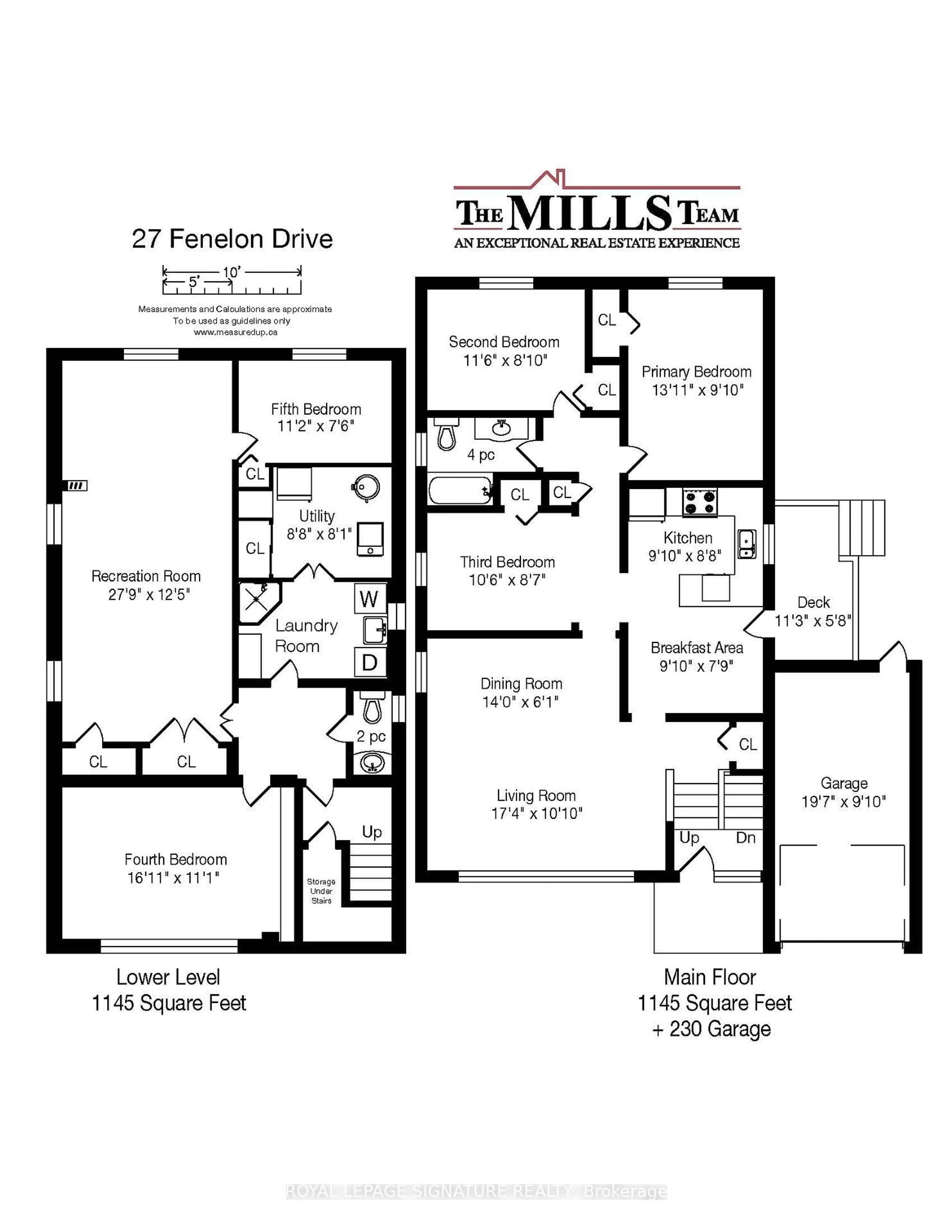 Floor plan for 27 Fenelon Dr, Toronto Ontario M3A 3K2