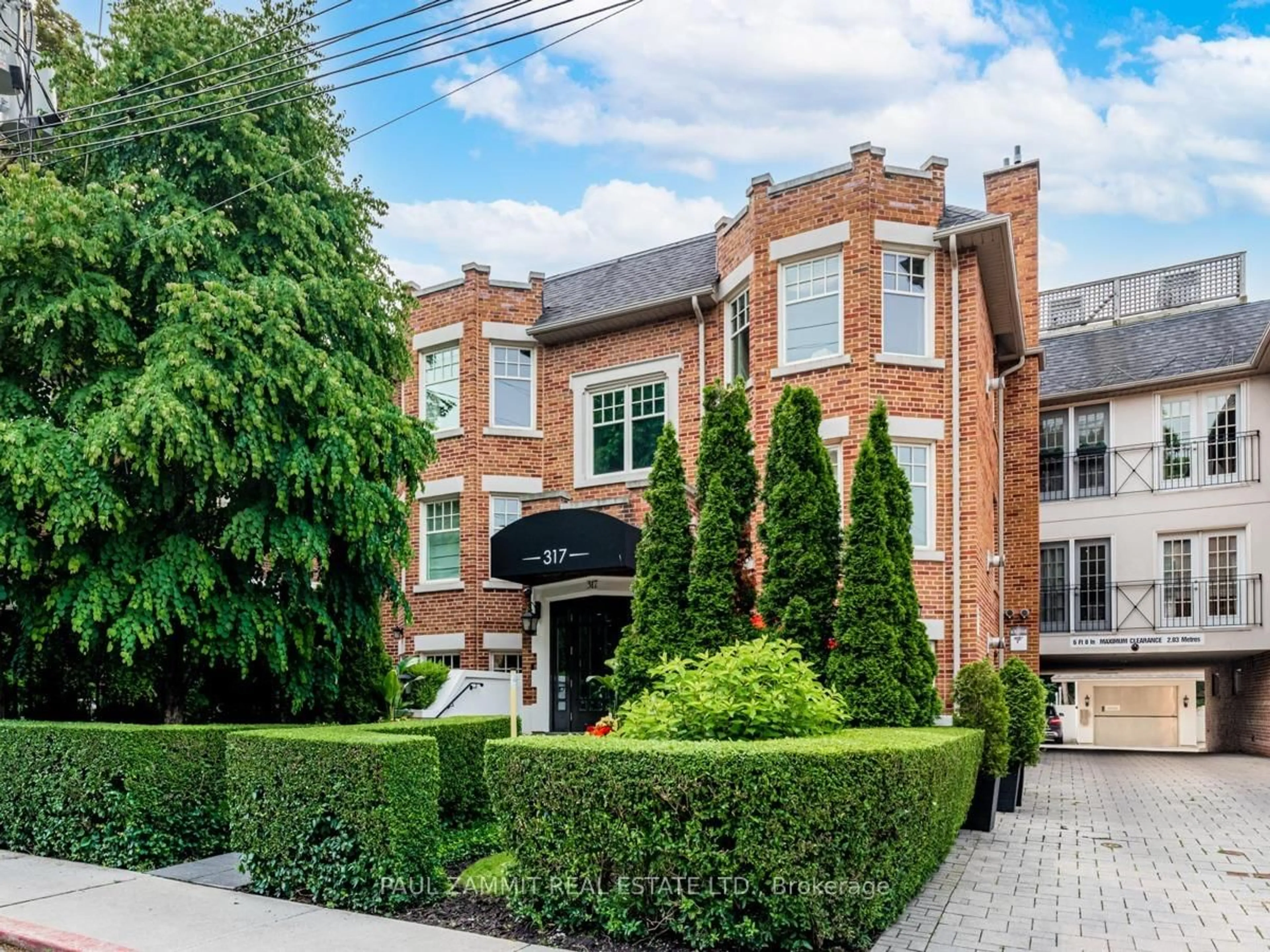 Home with brick exterior material, street for 317 Lonsdale Rd #1B, Toronto Ontario M4V 1X3