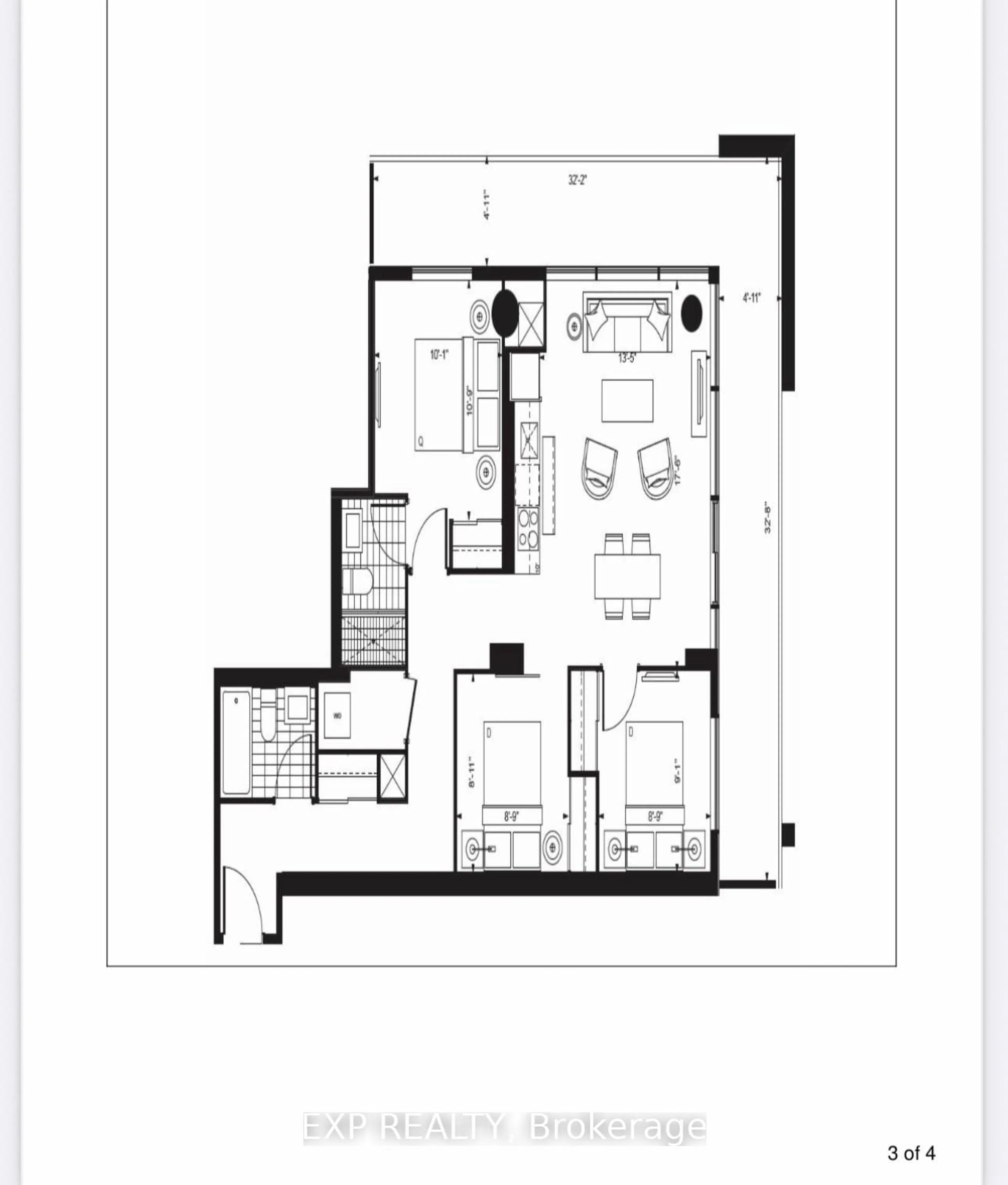 Floor plan for 39 Roehampton Ave #306, Toronto Ontario M4P 1P9