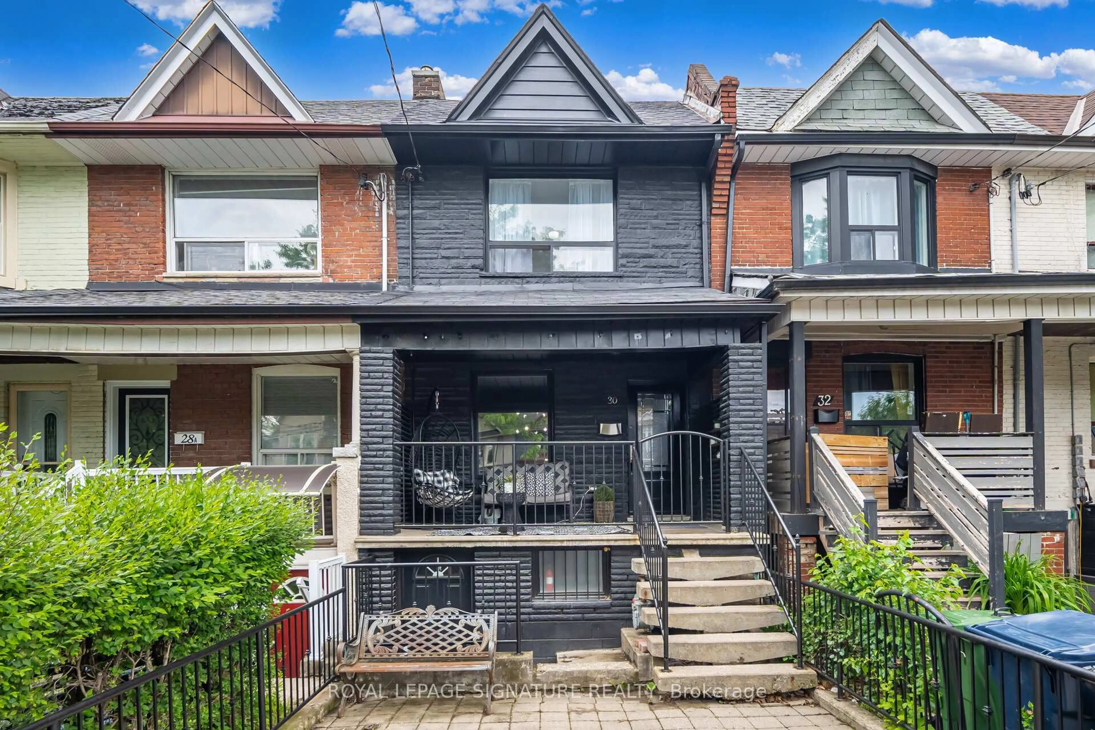 Home with brick exterior material, street for 30 Somerset Ave, Toronto Ontario M6H 2R4