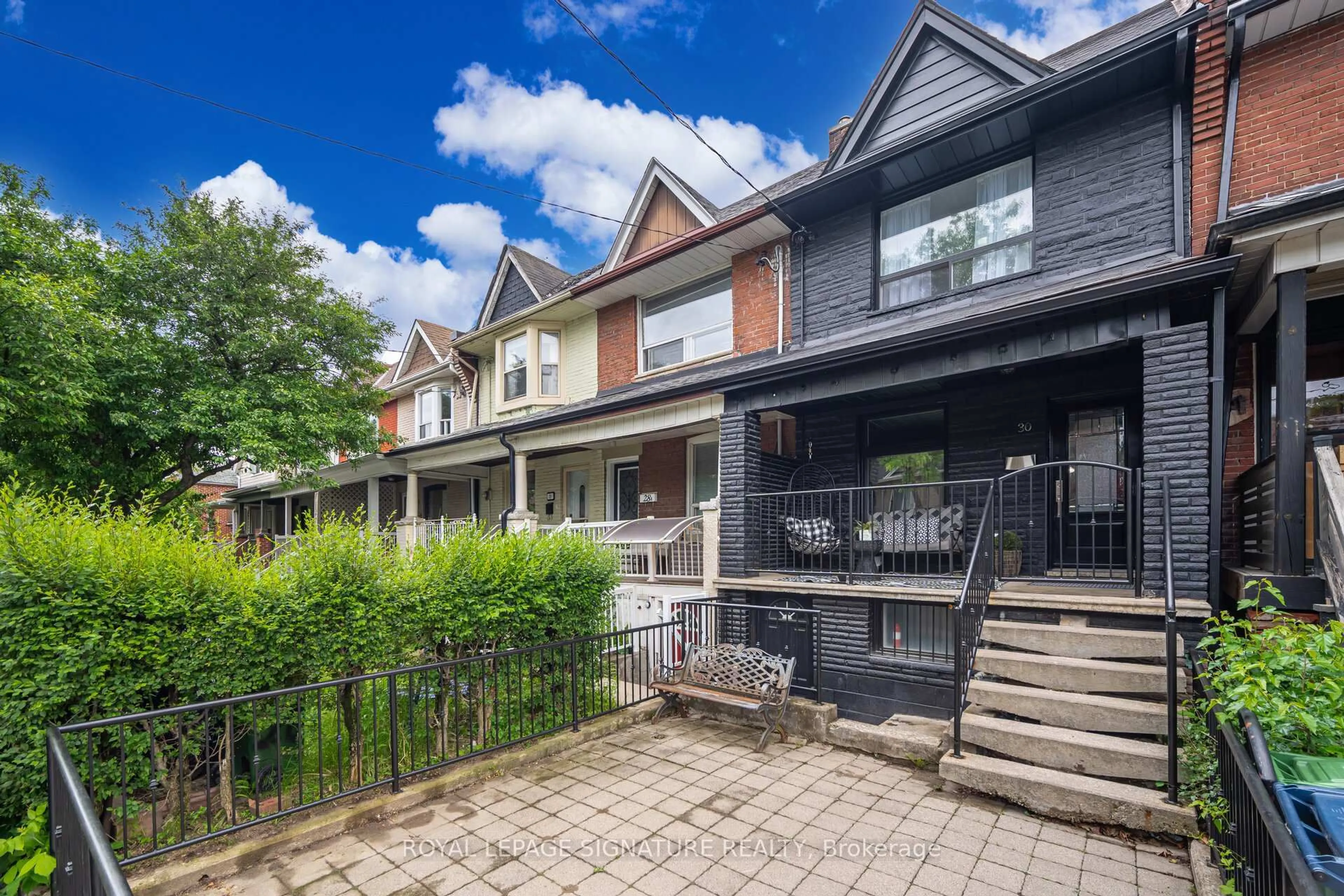 Home with brick exterior material, street for 30 Somerset Ave, Toronto Ontario M6H 2R4