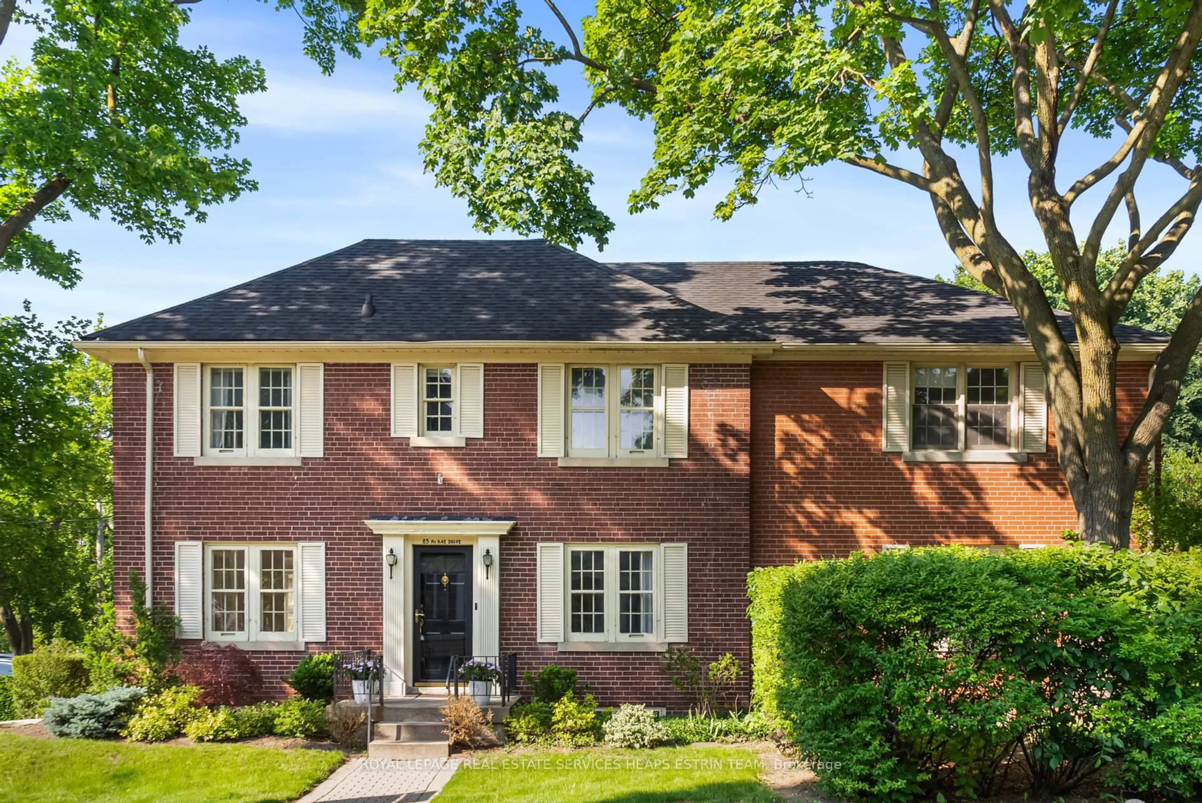 Home with brick exterior material, street for 85 McRae Dr, Toronto Ontario M4G 1S6