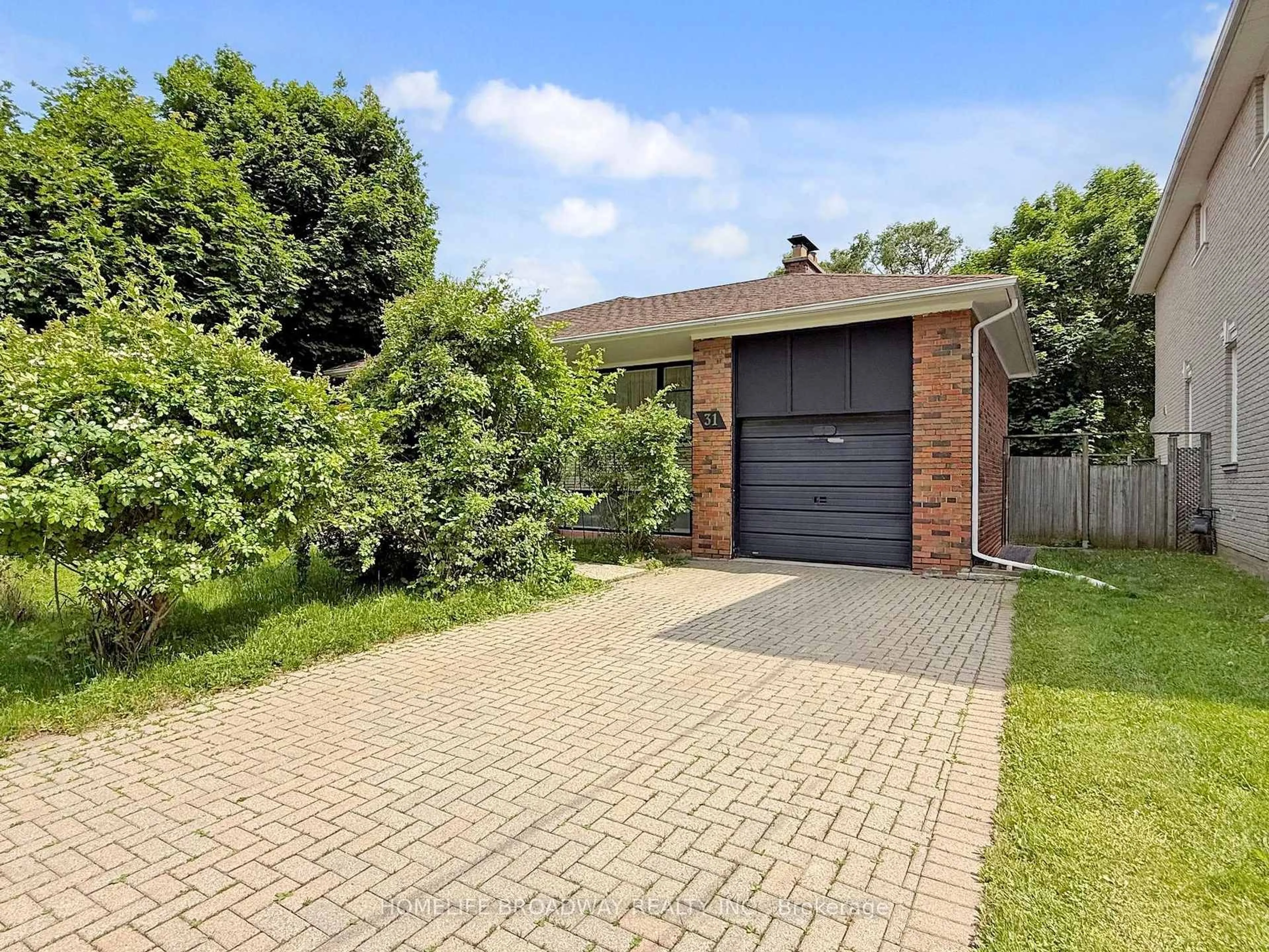 Home with brick exterior material, street for 31 Northwood Dr, Toronto Ontario M2M 2J7