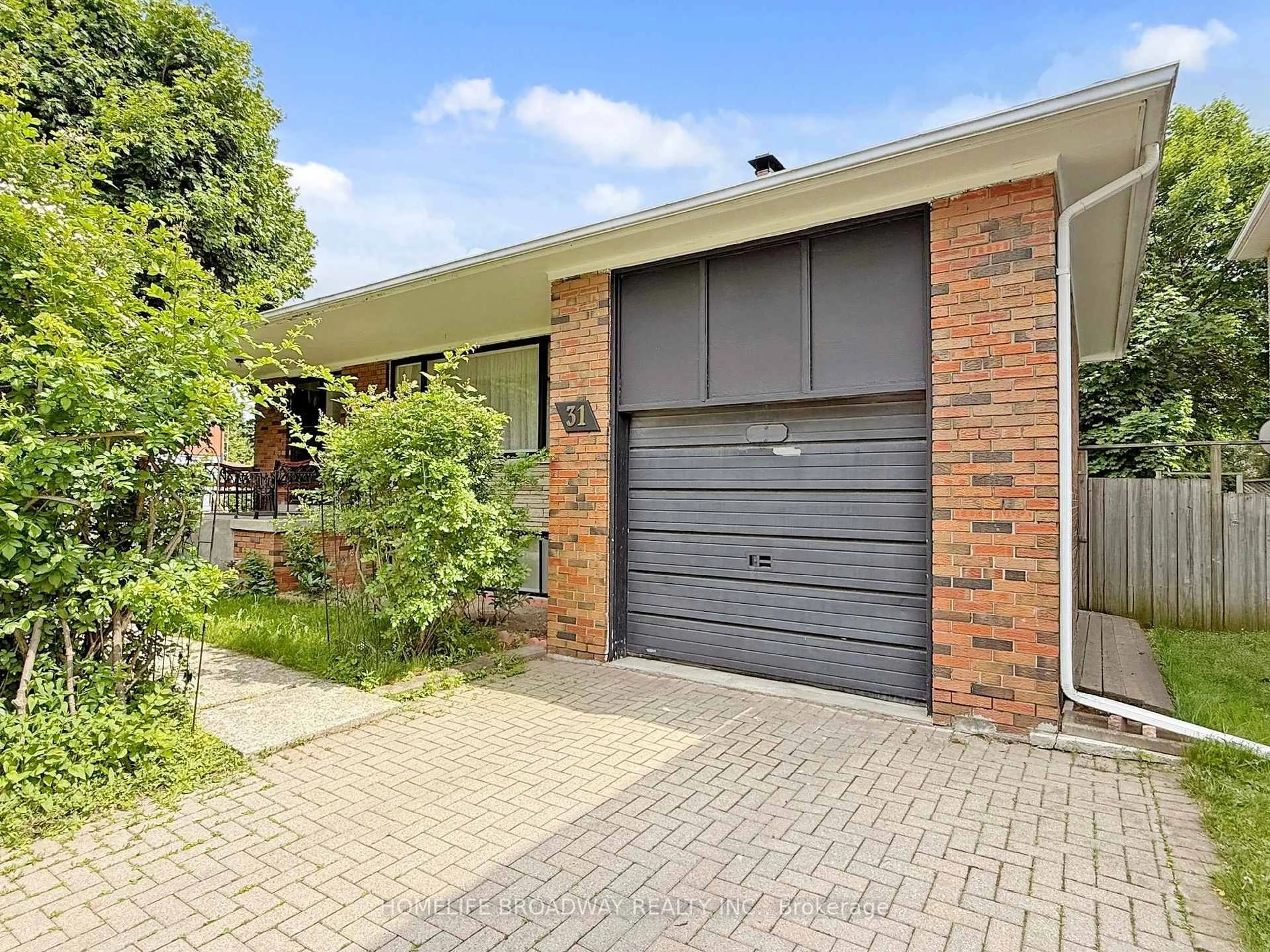 Home with brick exterior material, street for 31 Northwood Dr, Toronto Ontario M2M 2J7