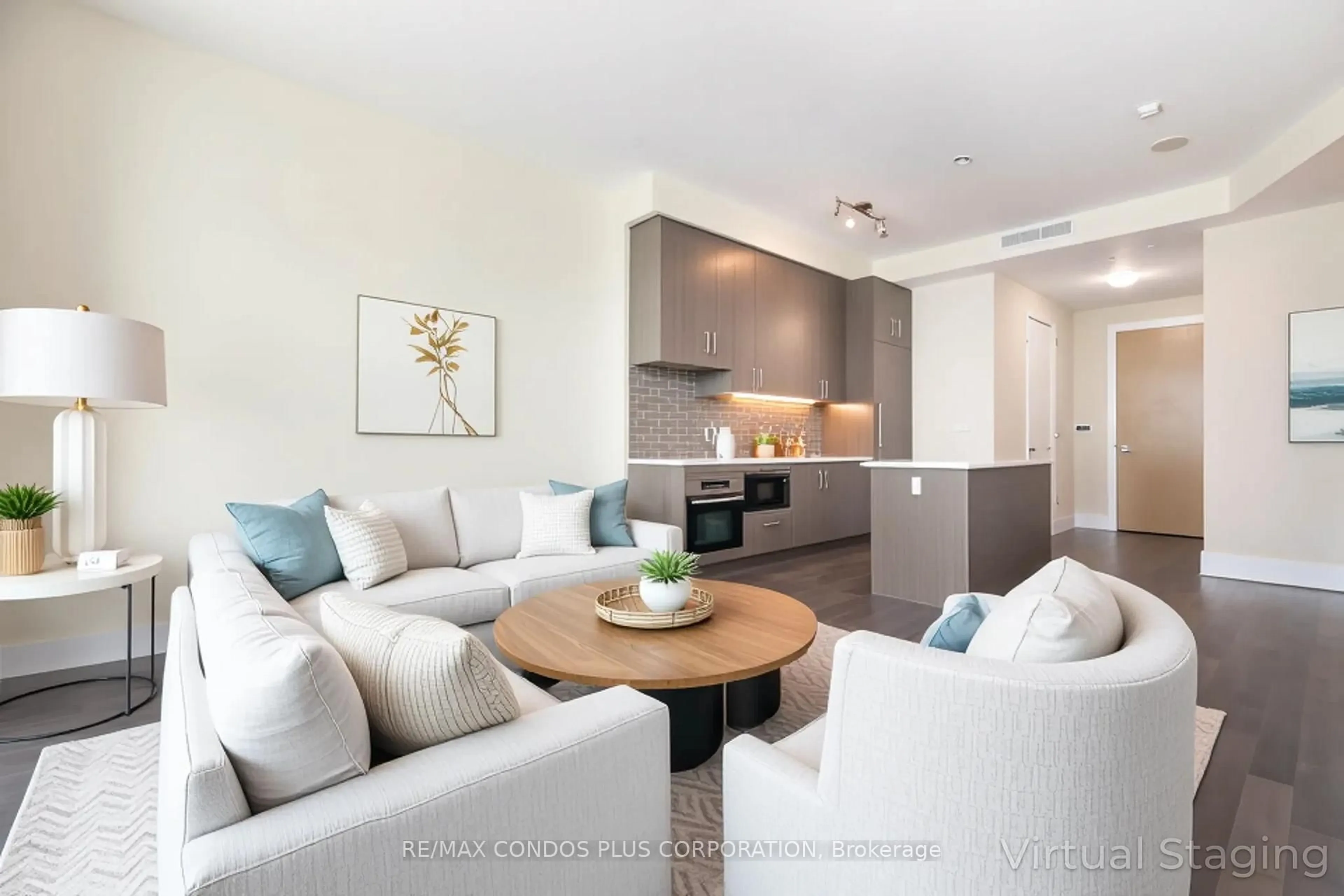 Living room with furniture, unknown for 39 Queens Quay #533, Toronto Ontario M5E 0A5