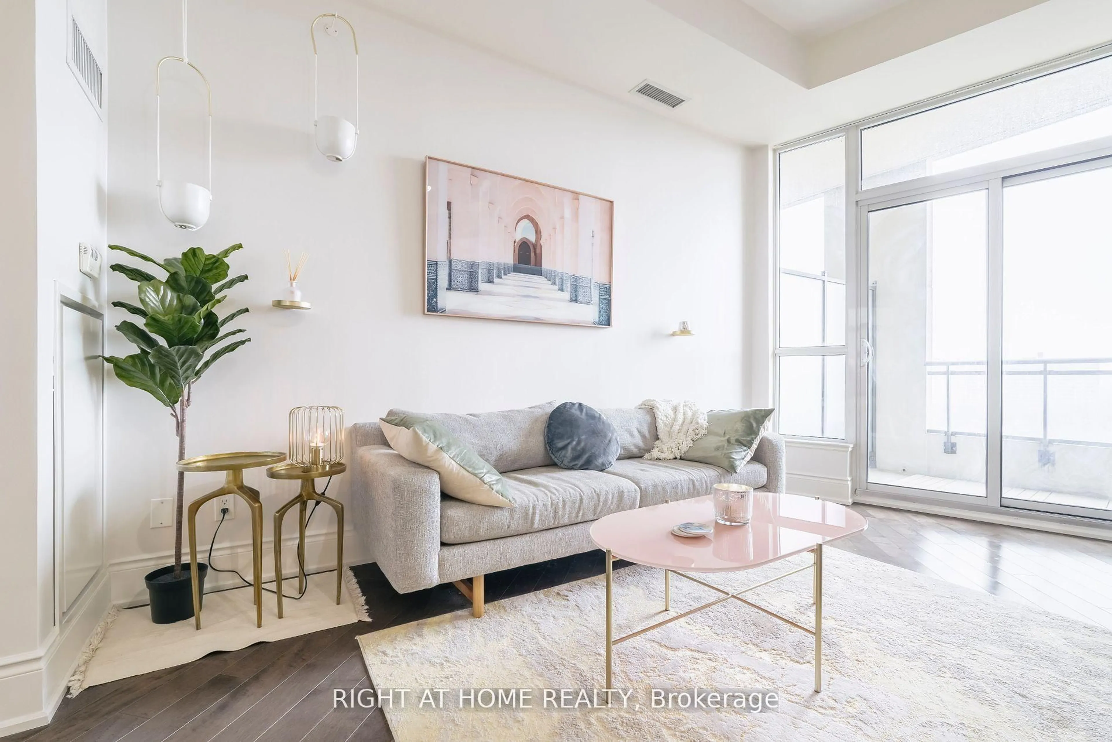 Living room with furniture, unknown for 23 Glebe Rd #918, Toronto Ontario M5P 0A1