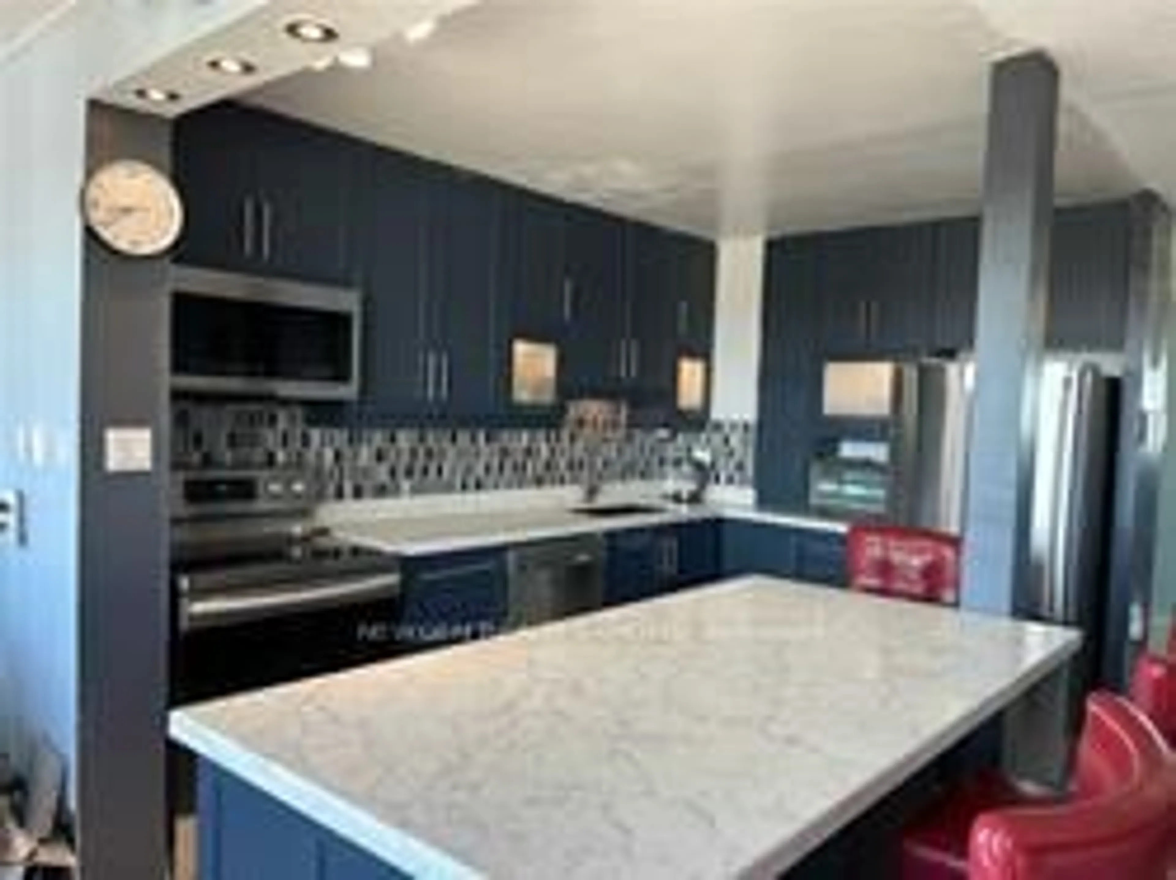 Contemporary kitchen, ceramic/tile floor for 715 Don Mills Rd #2603, Toronto Ontario M3C 1S4