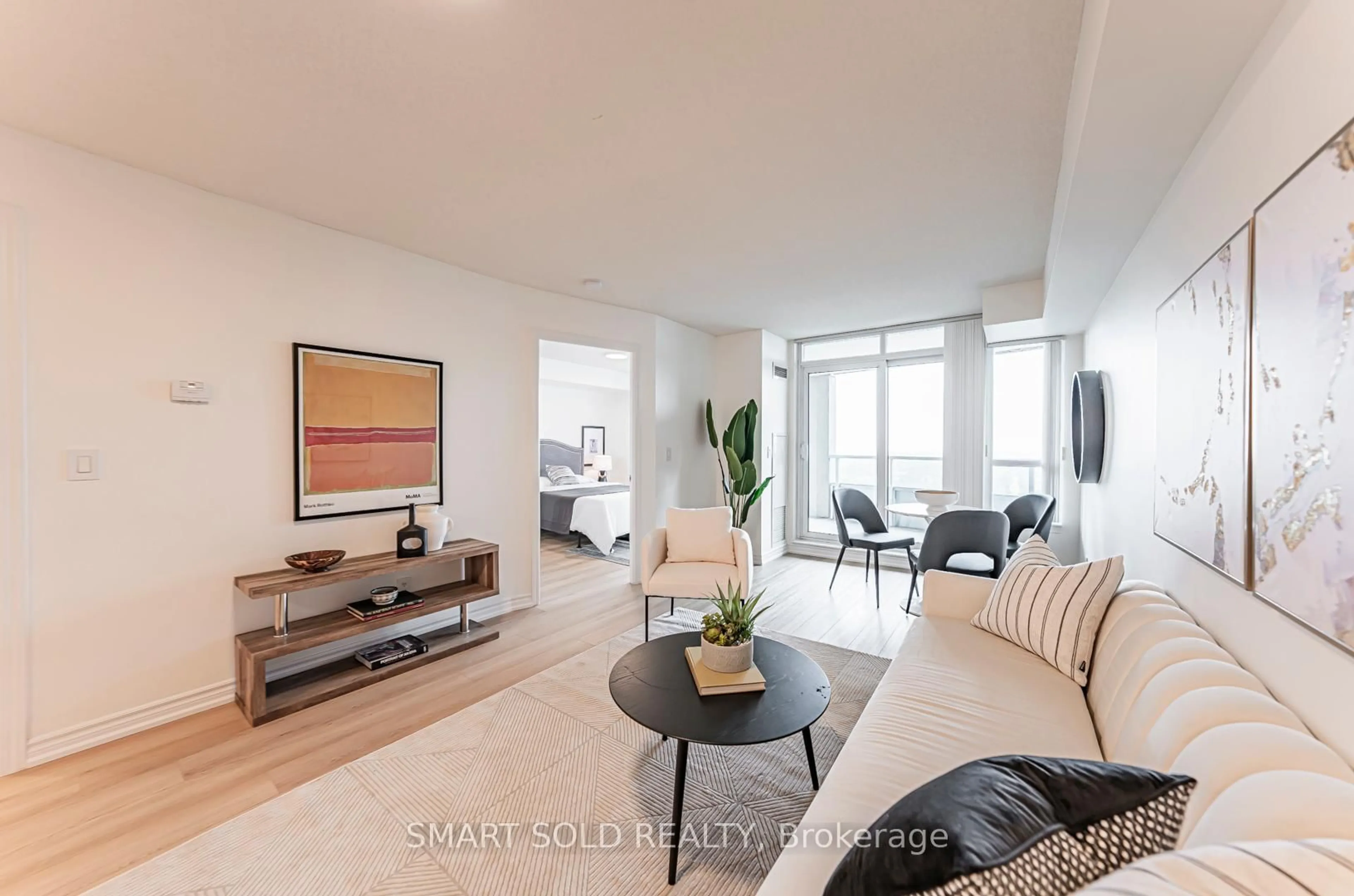 Living room with furniture, unknown for 17 Barberry Pl #2009, Toronto Ontario M2K 3E2