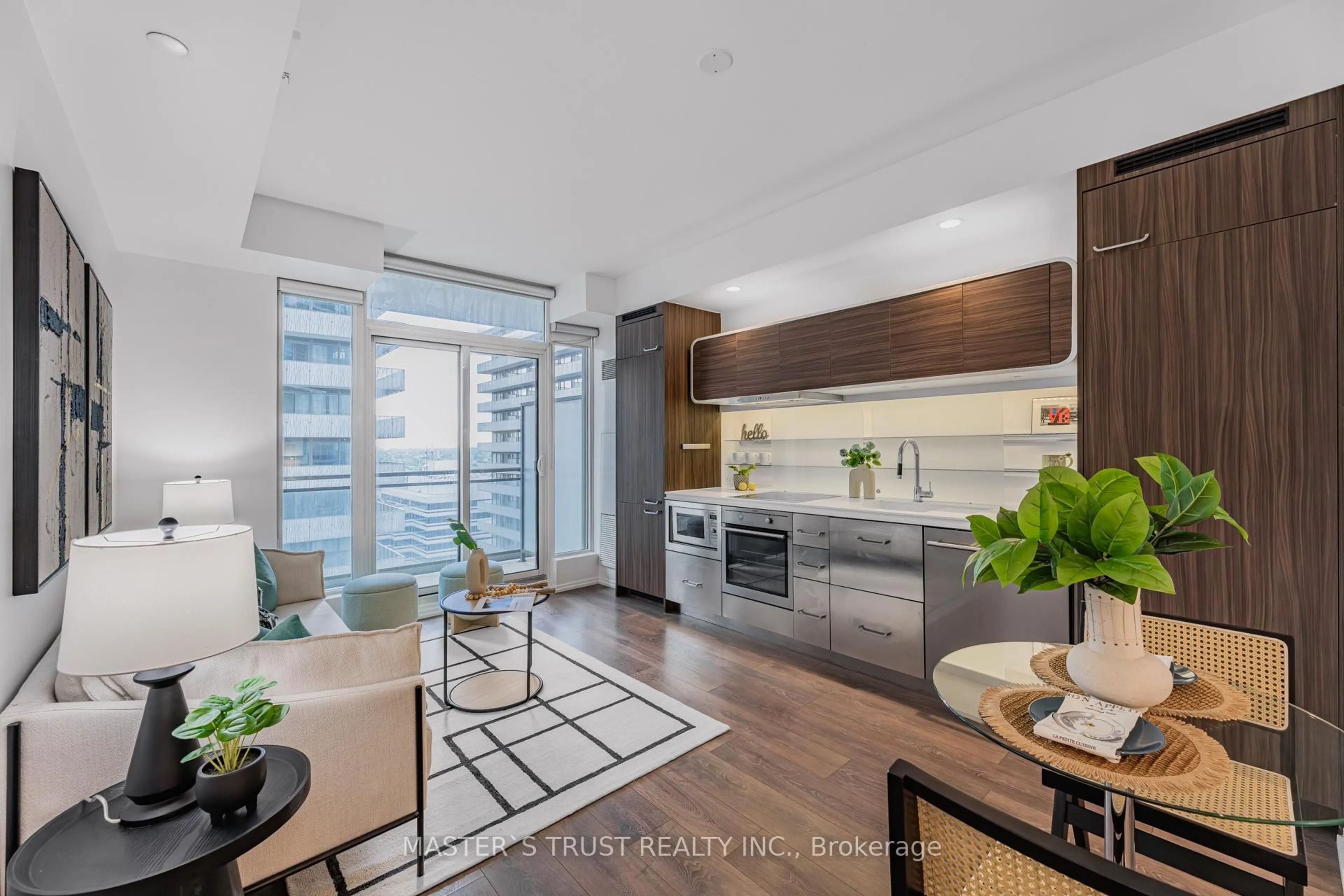 Open concept kitchen, unknown for 45 Charles St #2808, Toronto Ontario M4Y 0B8