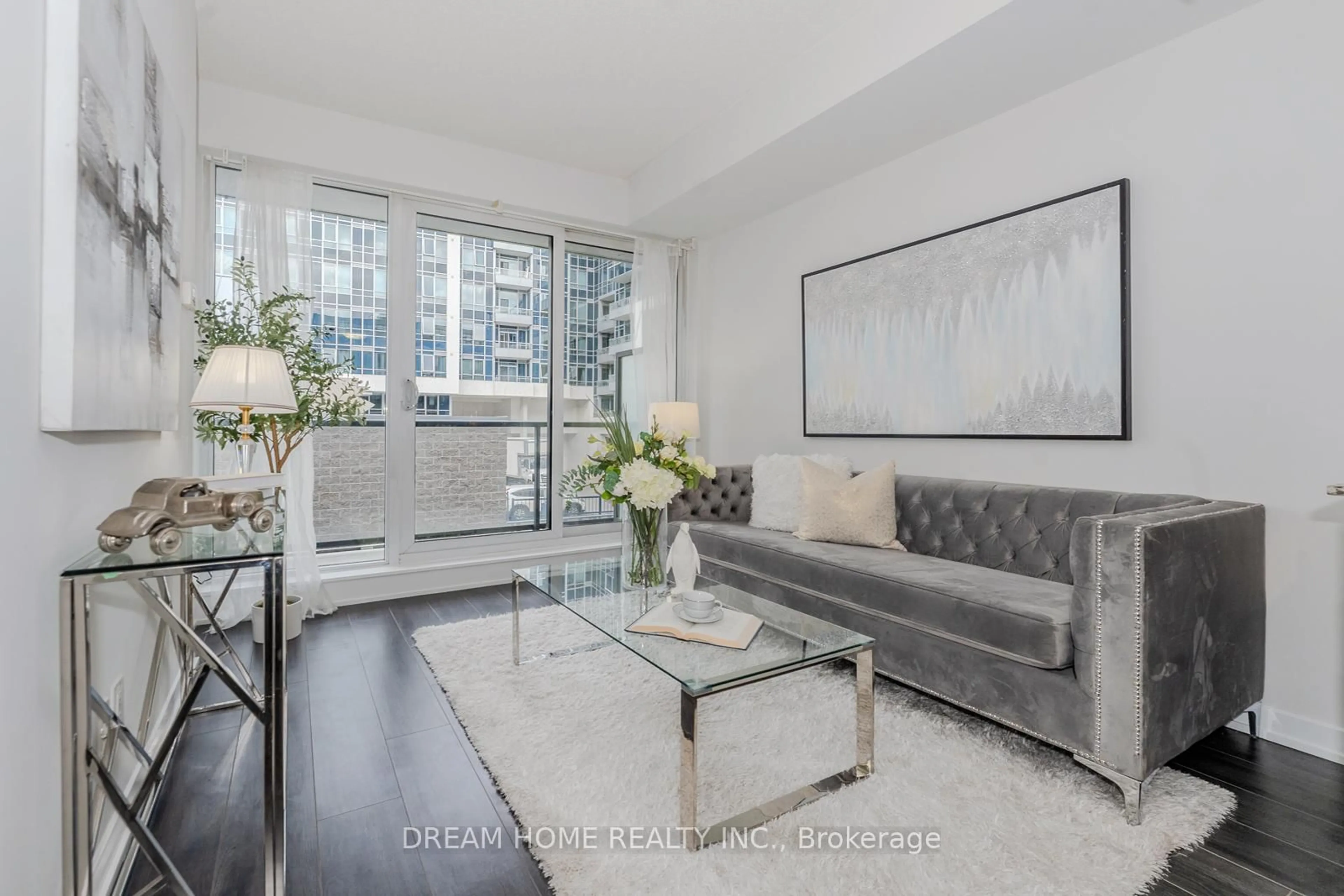 Living room with furniture, unknown for 18 Rean Dr #301, Toronto Ontario M2K 0C7
