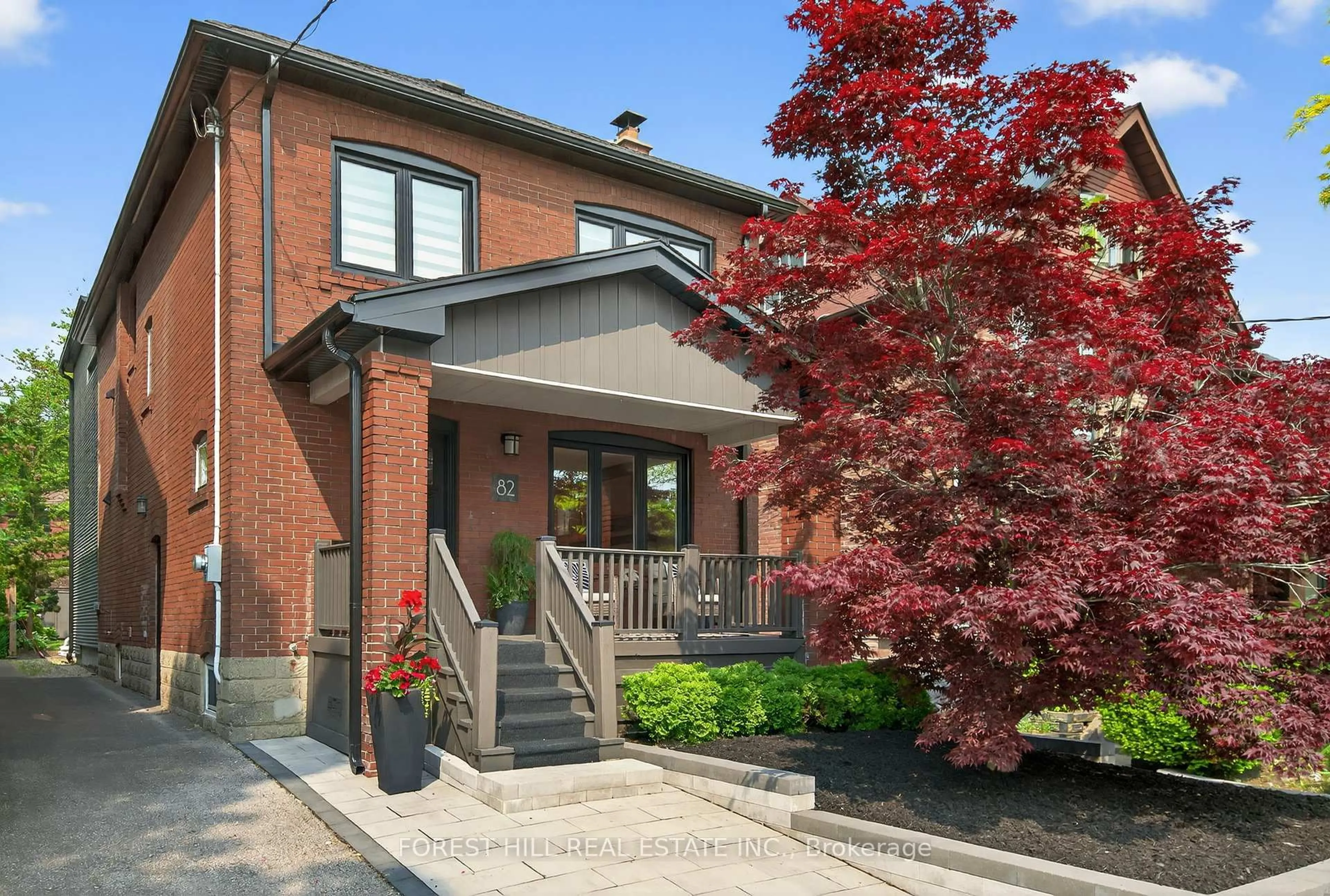 Home with brick exterior material, street for 82 Pinewood Ave, Toronto Ontario M6C 2V1