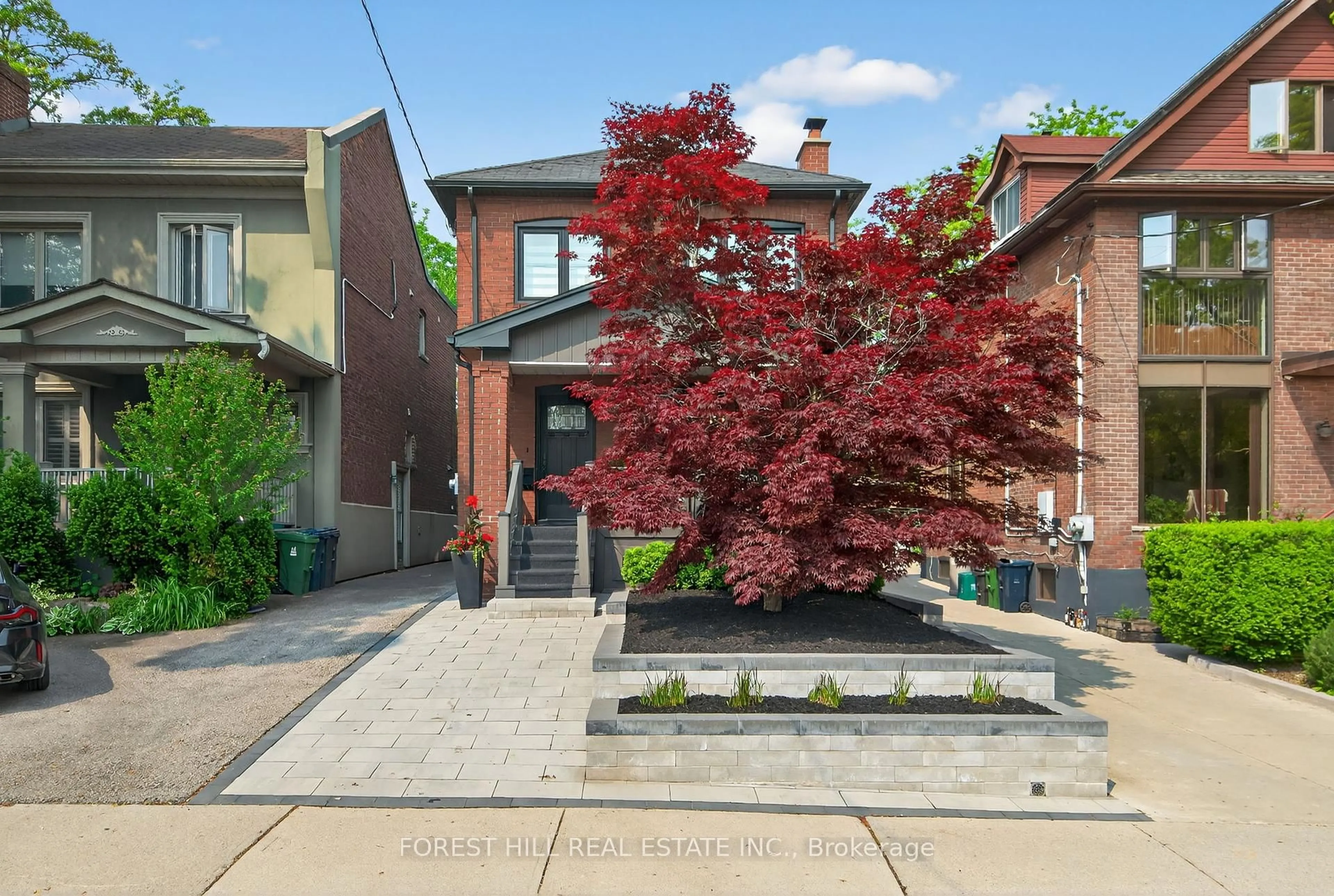 Home with brick exterior material, street for 82 Pinewood Ave, Toronto Ontario M6C 2V1