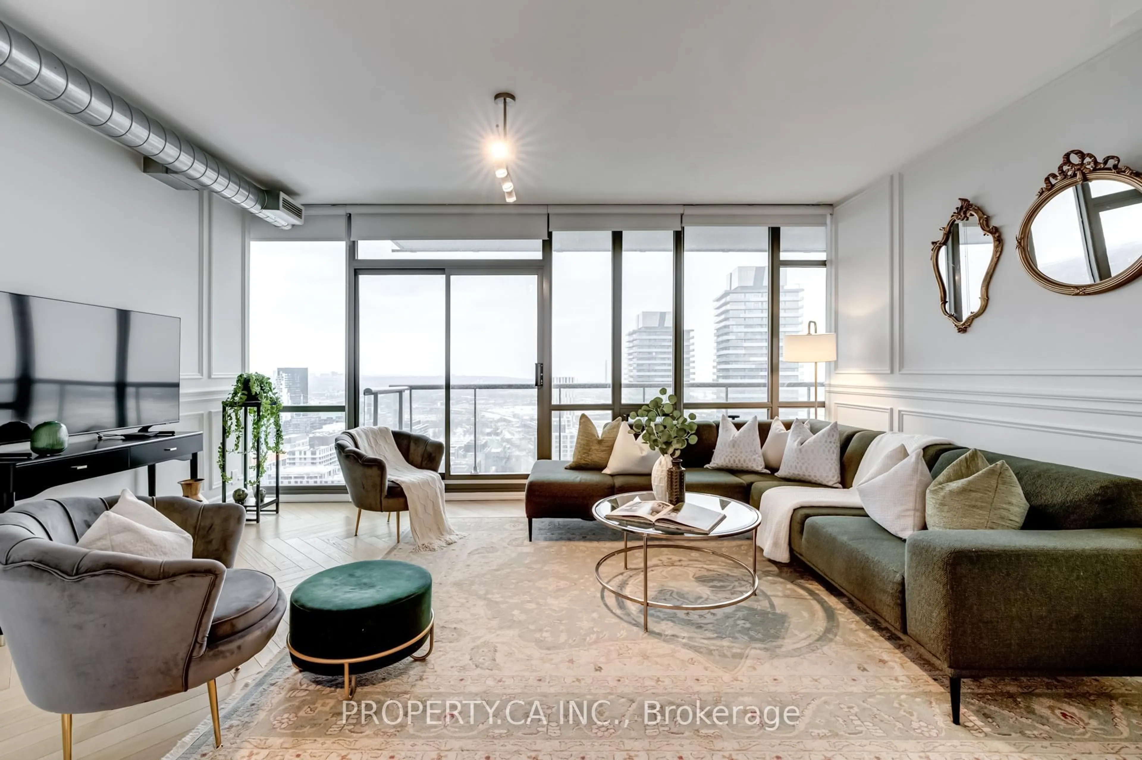 Living room with furniture, unknown for 33 Mill St #3002, Toronto Ontario M5A 3R3