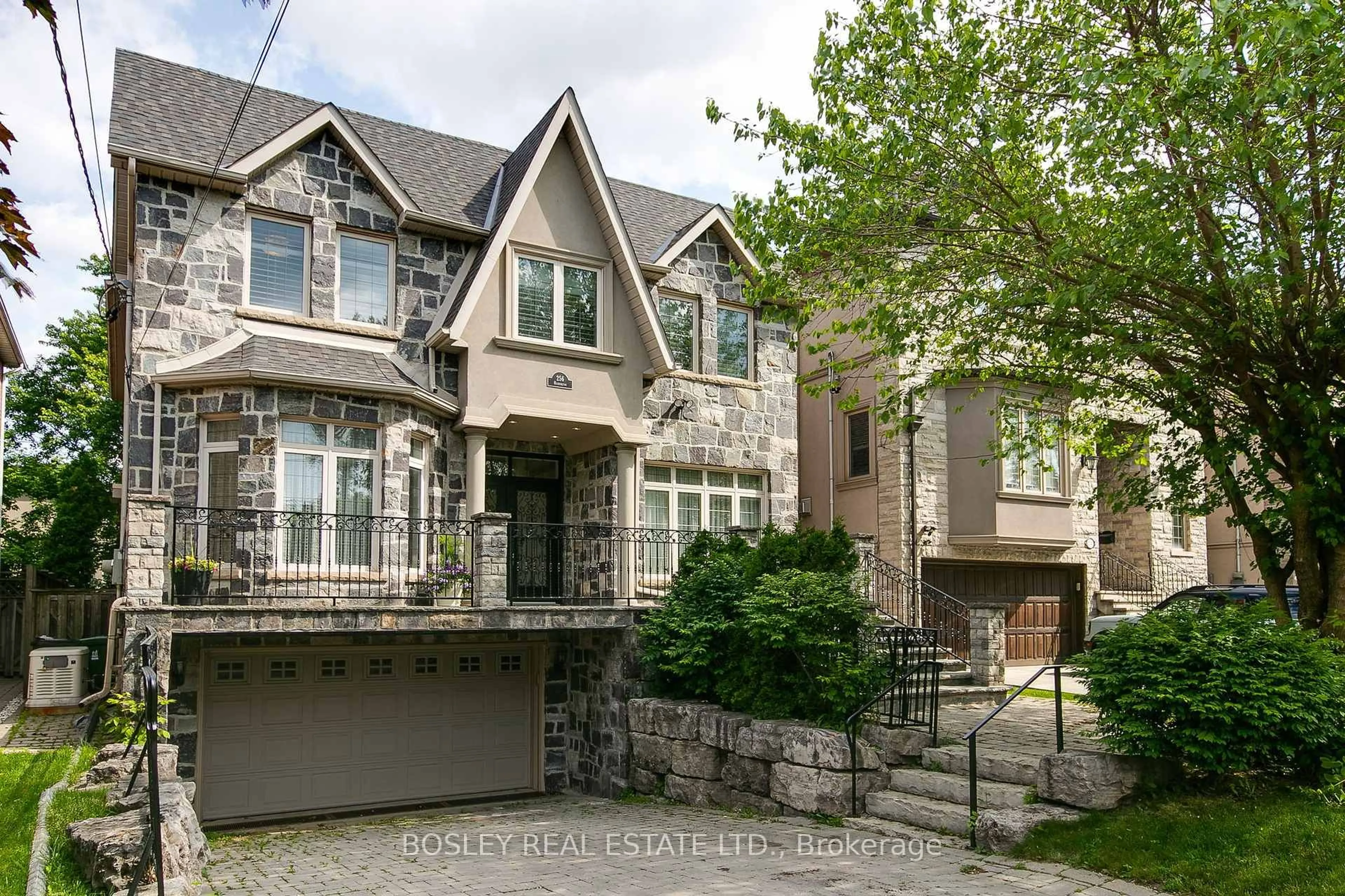 Home with brick exterior material, street for 256 Haddington Ave, Toronto Ontario M5M 2P9