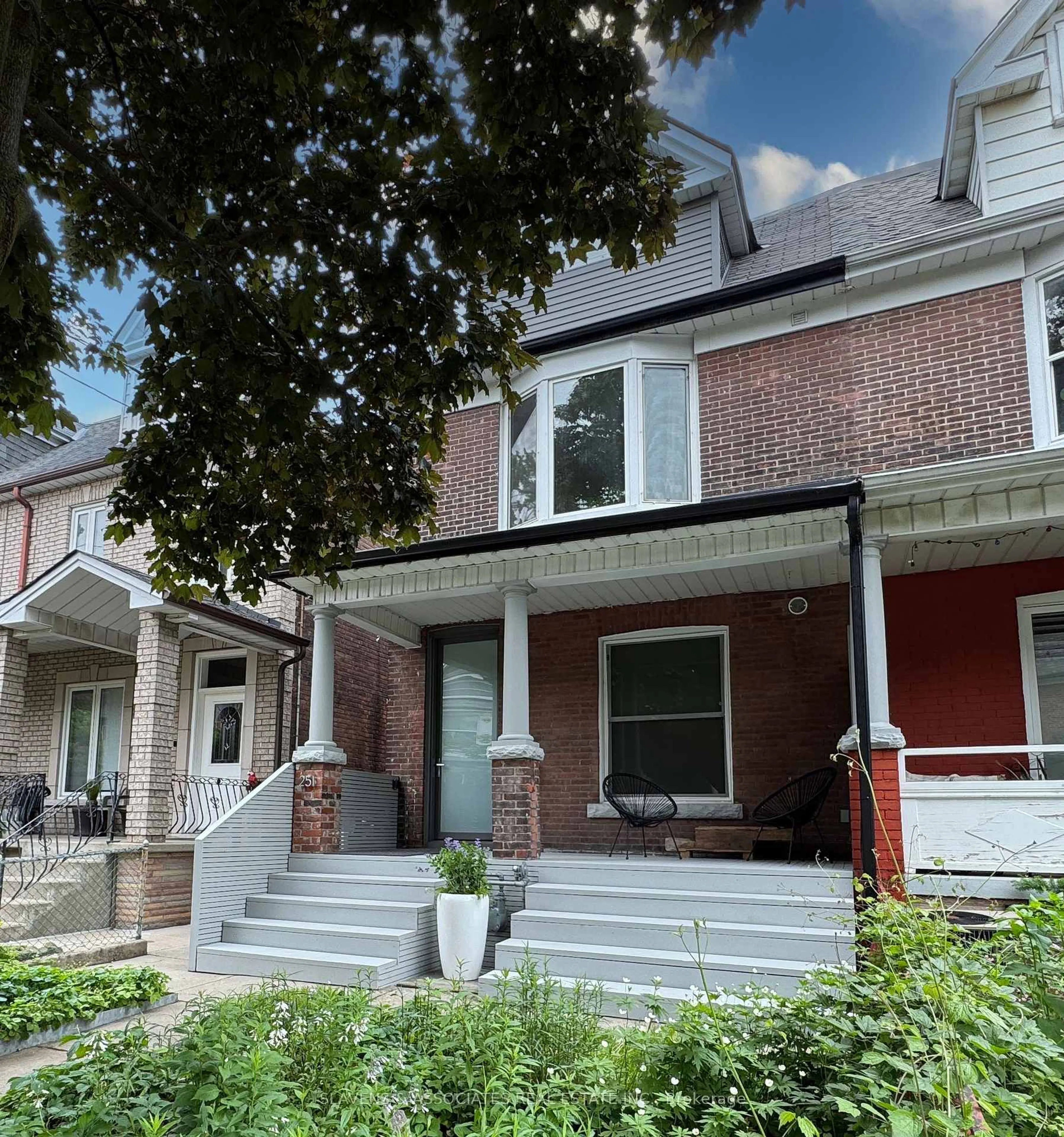 Home with brick exterior material, street for 251 St Clarens Ave, Toronto Ontario M6H 3W2