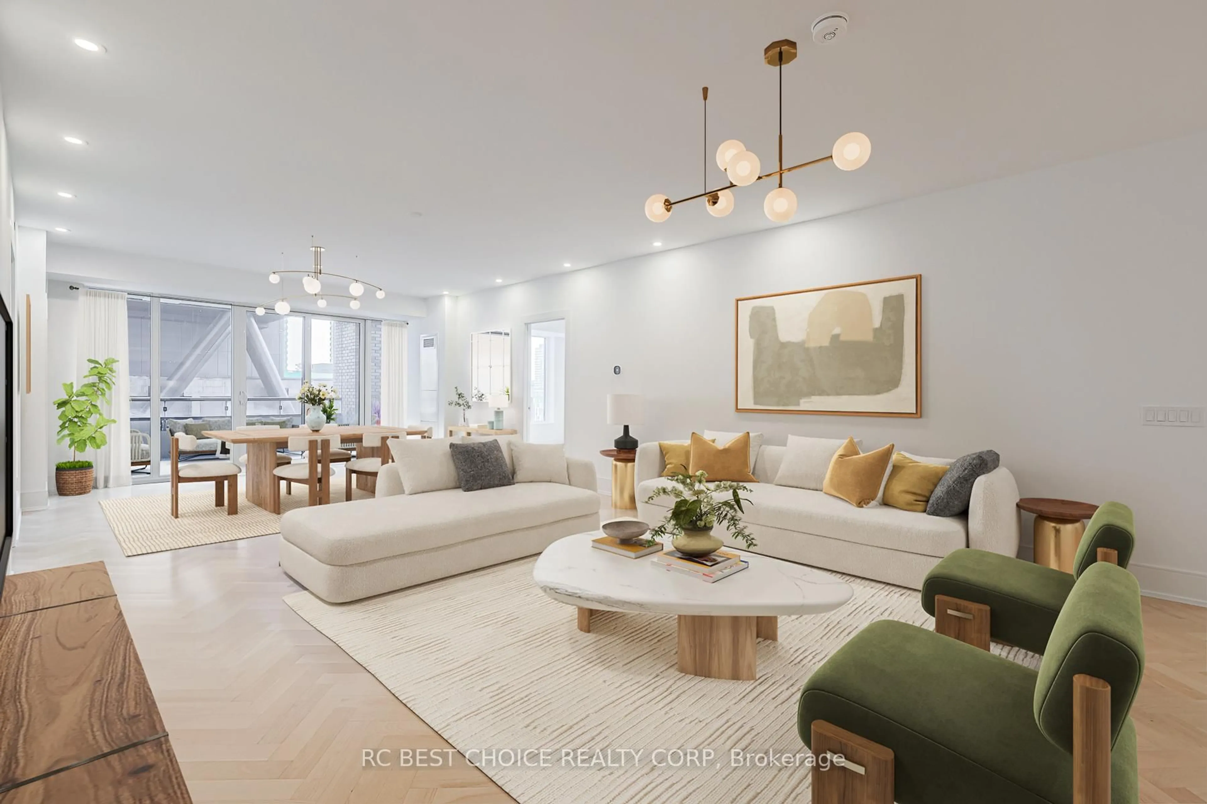 Living room with furniture, unknown for 455 Wellington St #606, Toronto Ontario M5J 2R2